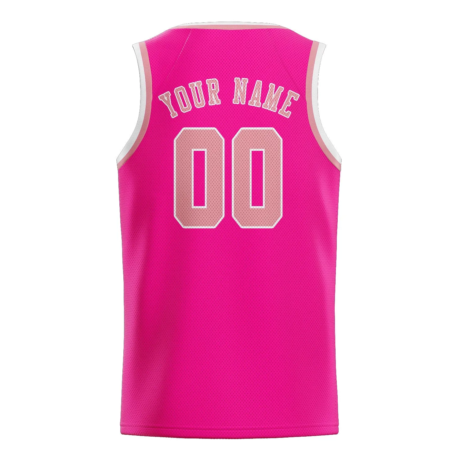 Custom Pink Light Pink Basketball Jersey sold by Tailorly product image thumbnail 2