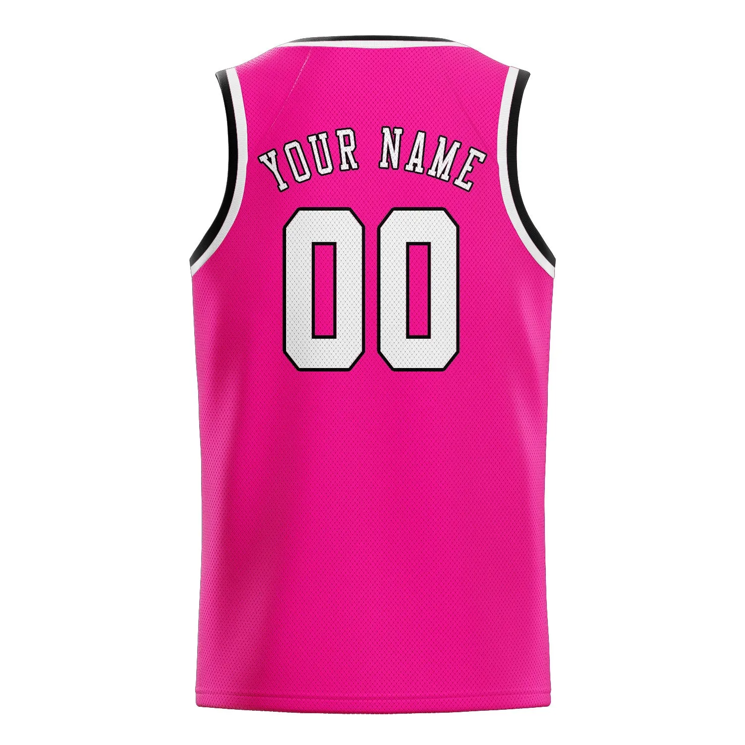 Custom Pink White Basketball Jersey sold by Tailorly product image thumbnail 2