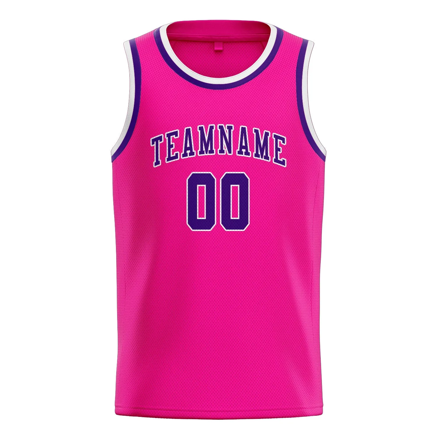 Custom Pink Purple Basketball Jersey sold by Tailorly product image thumbnail 3