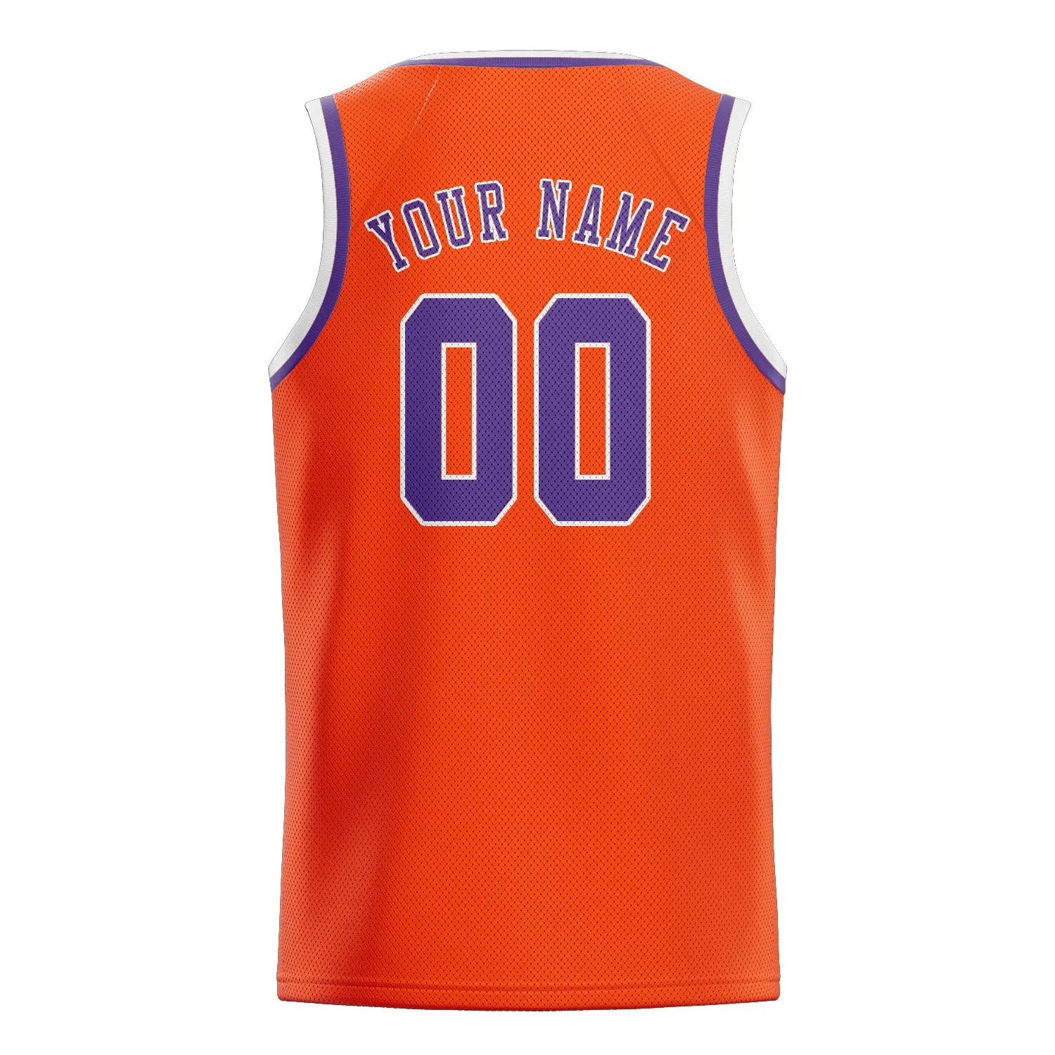 Custom Orange Red Light Purple Basketball Jersey sold by Tailorly product image thumbnail 2