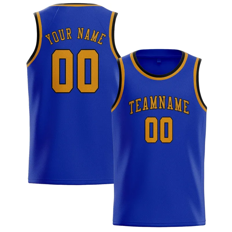 Custom Sky Blue Yellow Basketball Jersey made by Tailorly