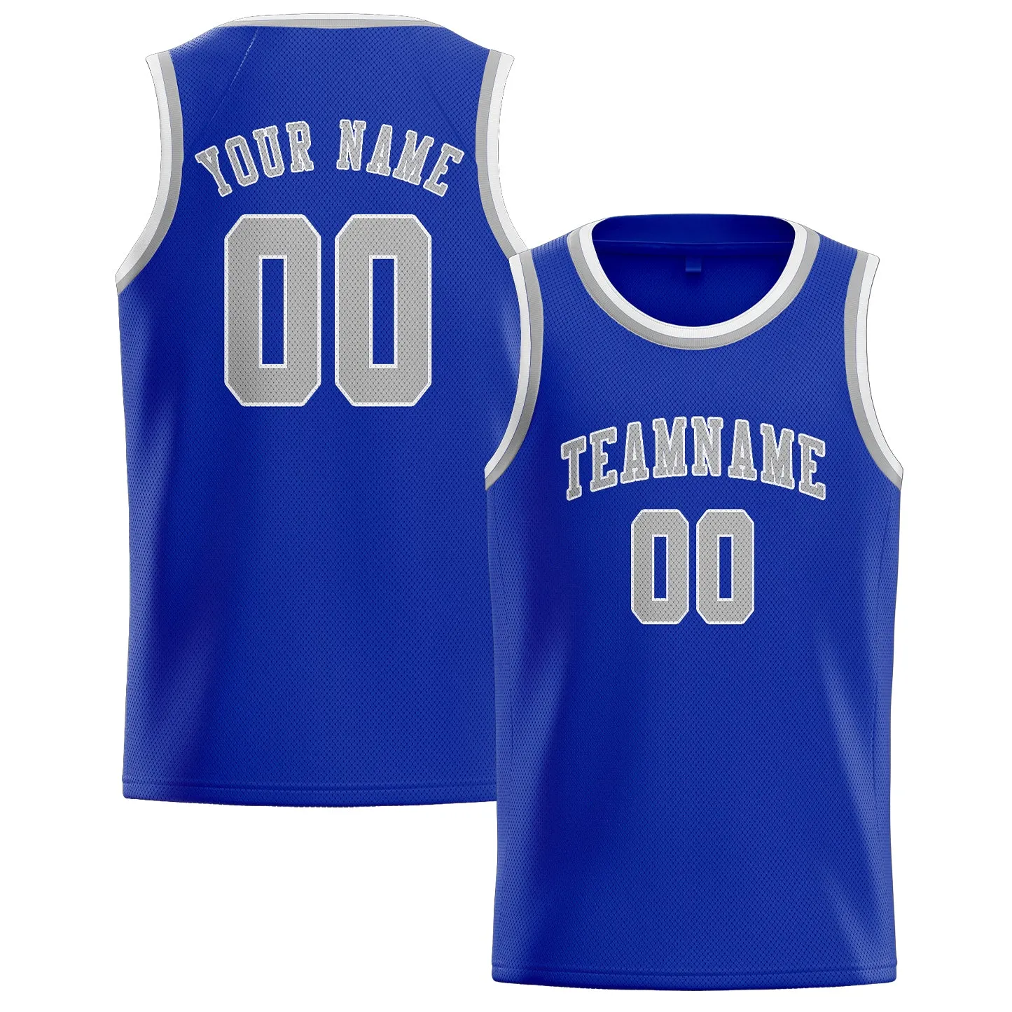 Custom Sky Blue Gray Basketball Jersey sold by Tailorly