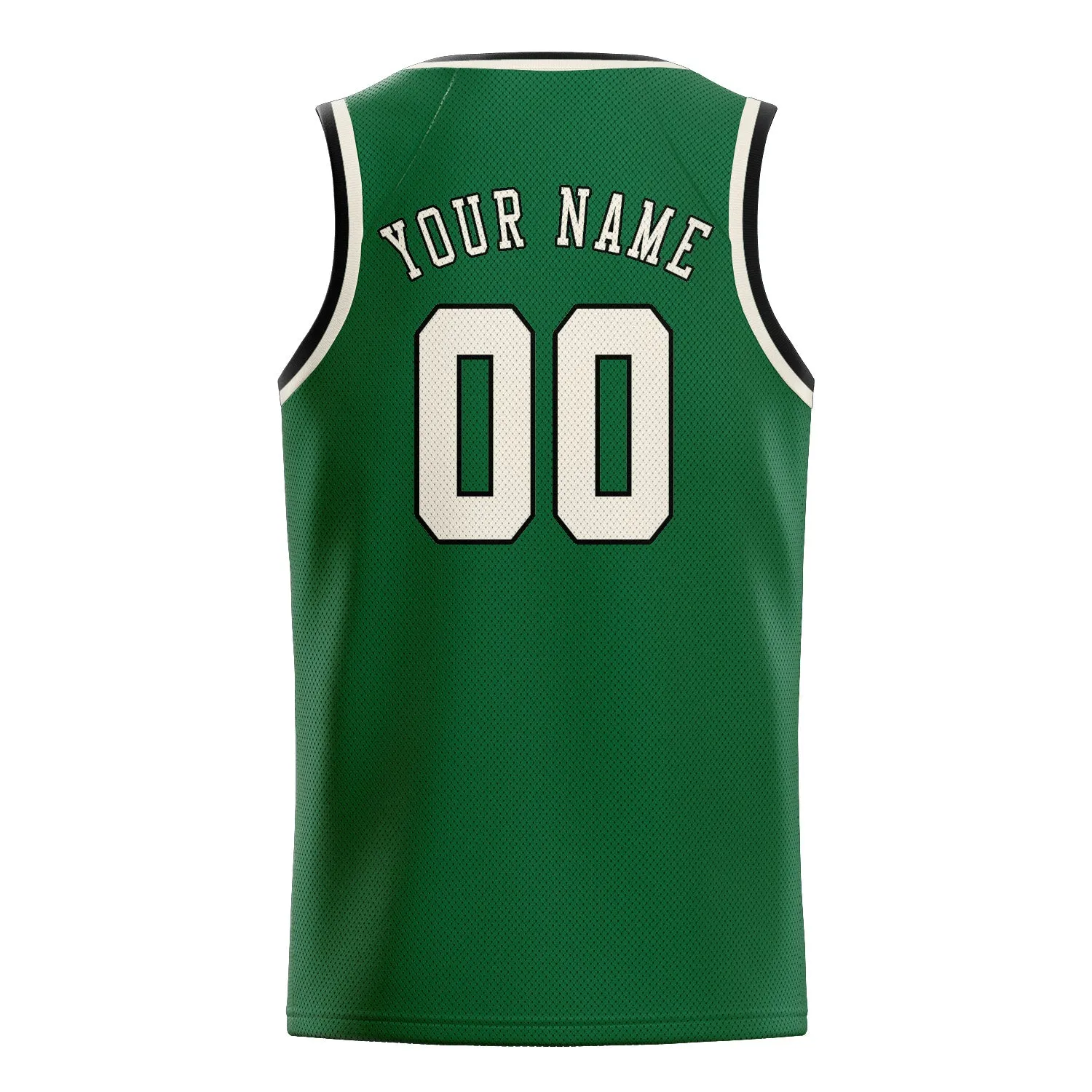 Custom Green Cream Basketball Jersey sold by Tailorly product image thumbnail 2