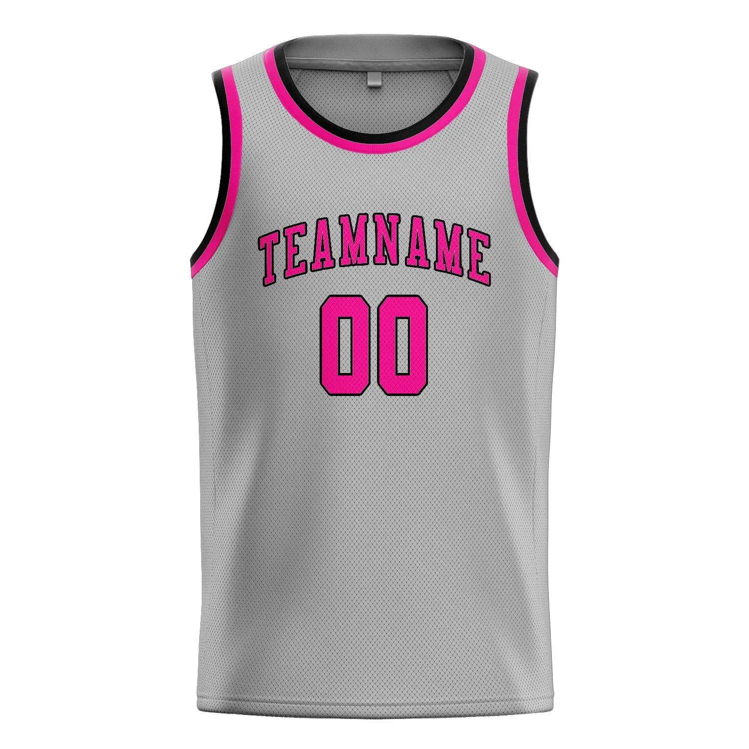 Custom Gray Pink Basketball Jersey sold by Tailorly product image thumbnail 3