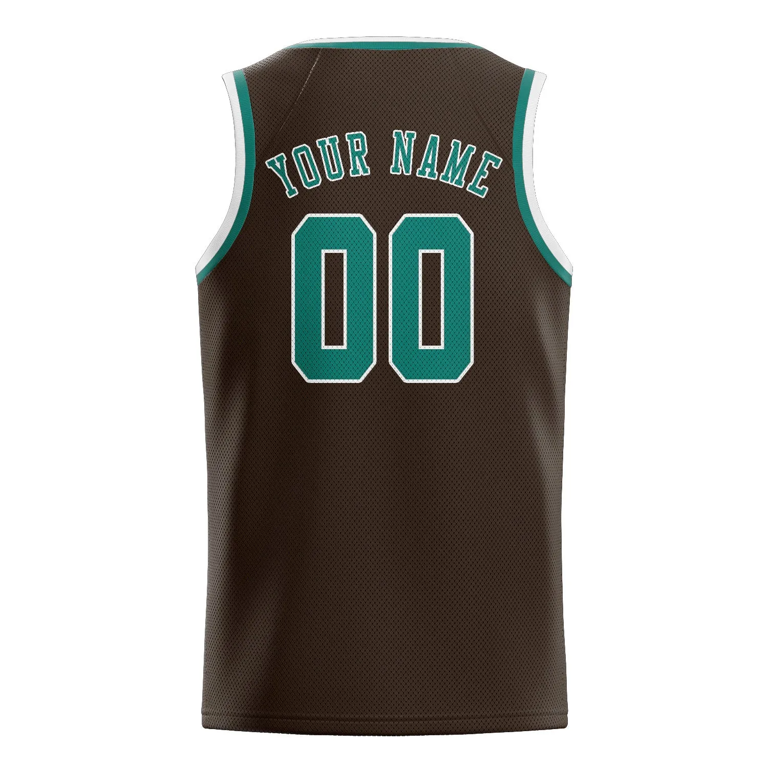 Custom Brown Blue Green Basketball Jersey sold by Tailorly product image thumbnail 2