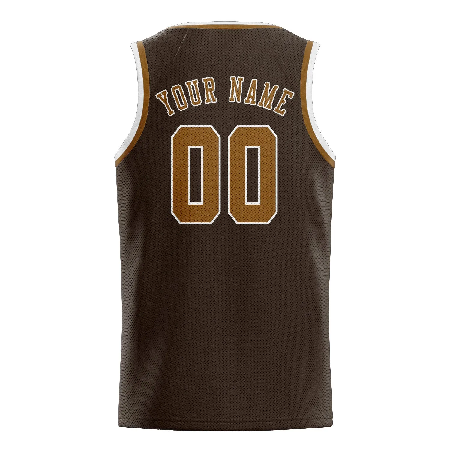 Custom Brown Khaki Basketball Jersey sold by Tailorly product image thumbnail 2