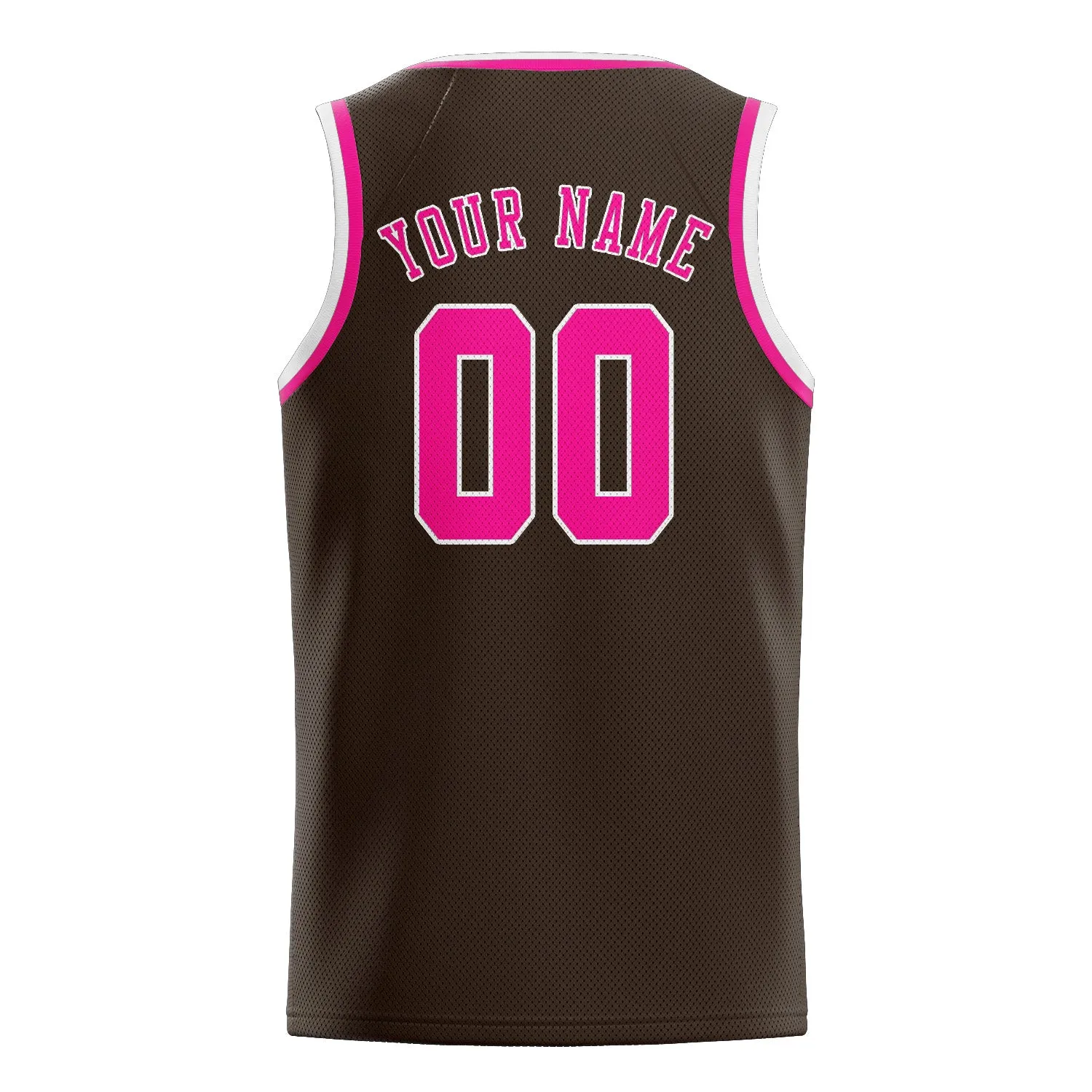 Custom Brown Pink Basketball Jersey sold by Tailorly product image thumbnail 2