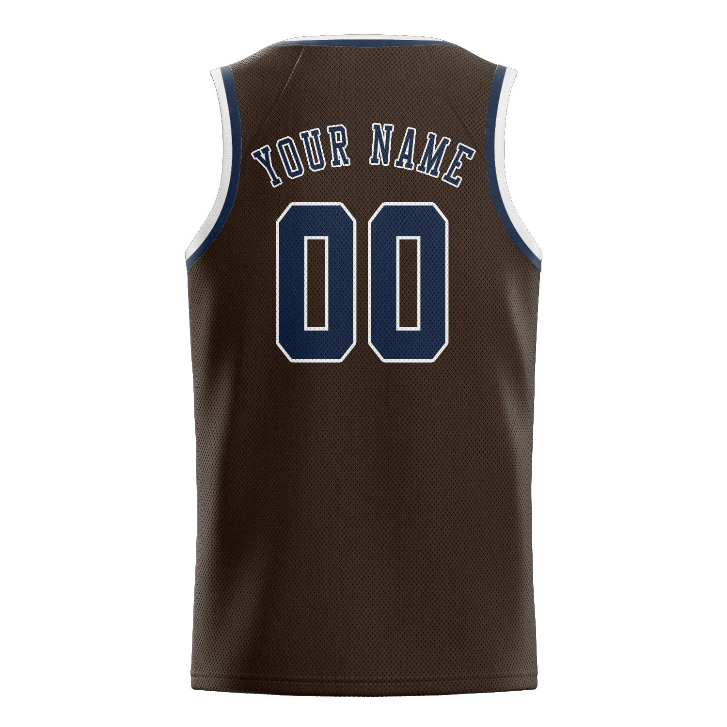 Custom Brown Blue Basketball Jersey sold by Tailorly product image thumbnail 2