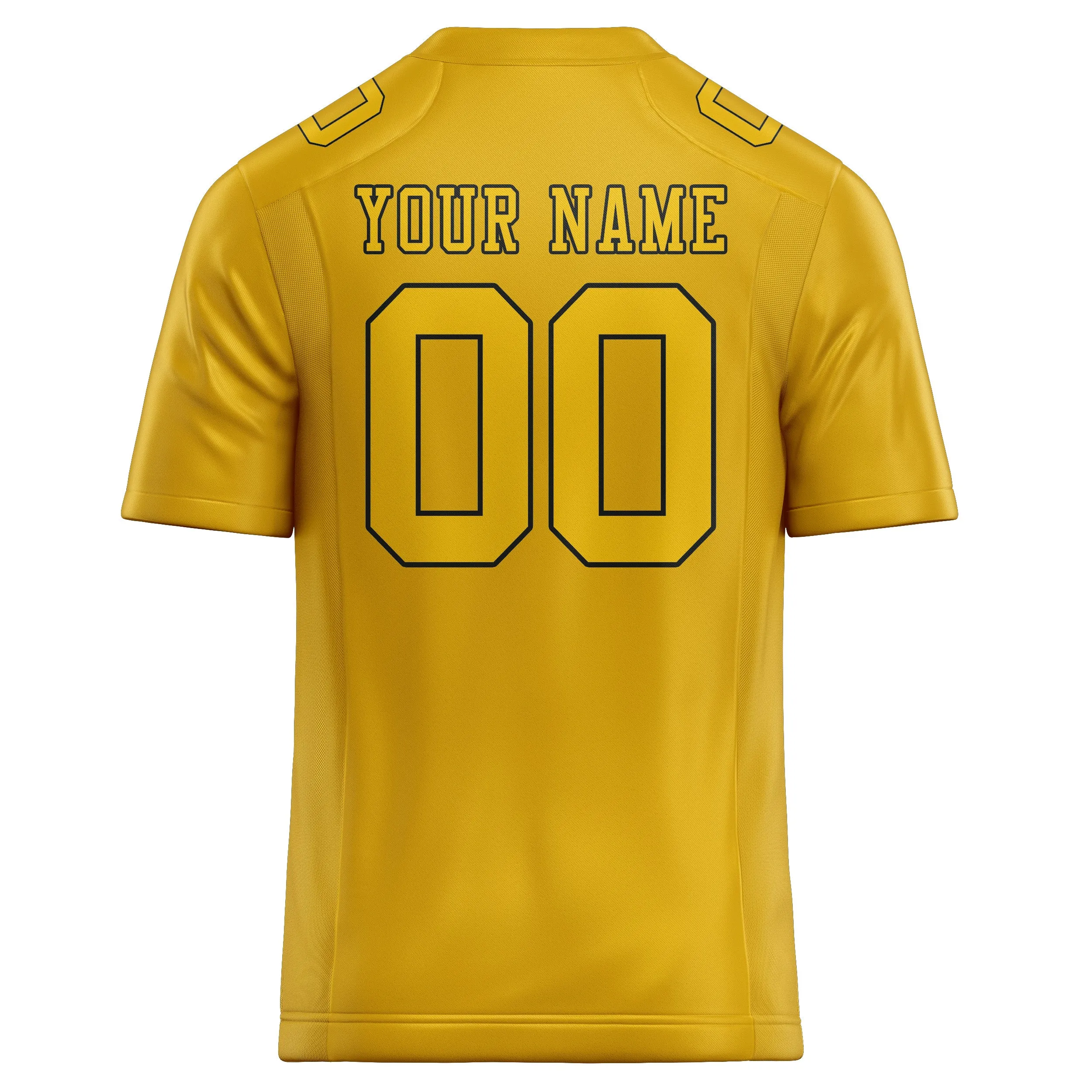 Custom Gold Gold Football Jersey sold by Tailorly product image thumbnail 3