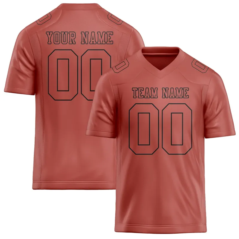 Custom Copper Rose Copper Rose Football Jersey made by Tailorly