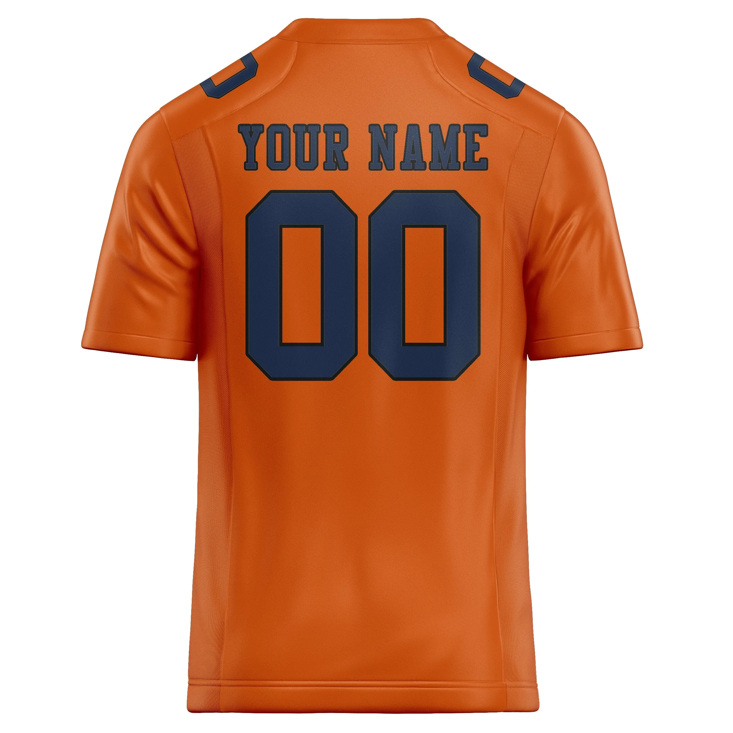 Custom Orange Blue Football Jersey sold by Tailorly product image thumbnail 3