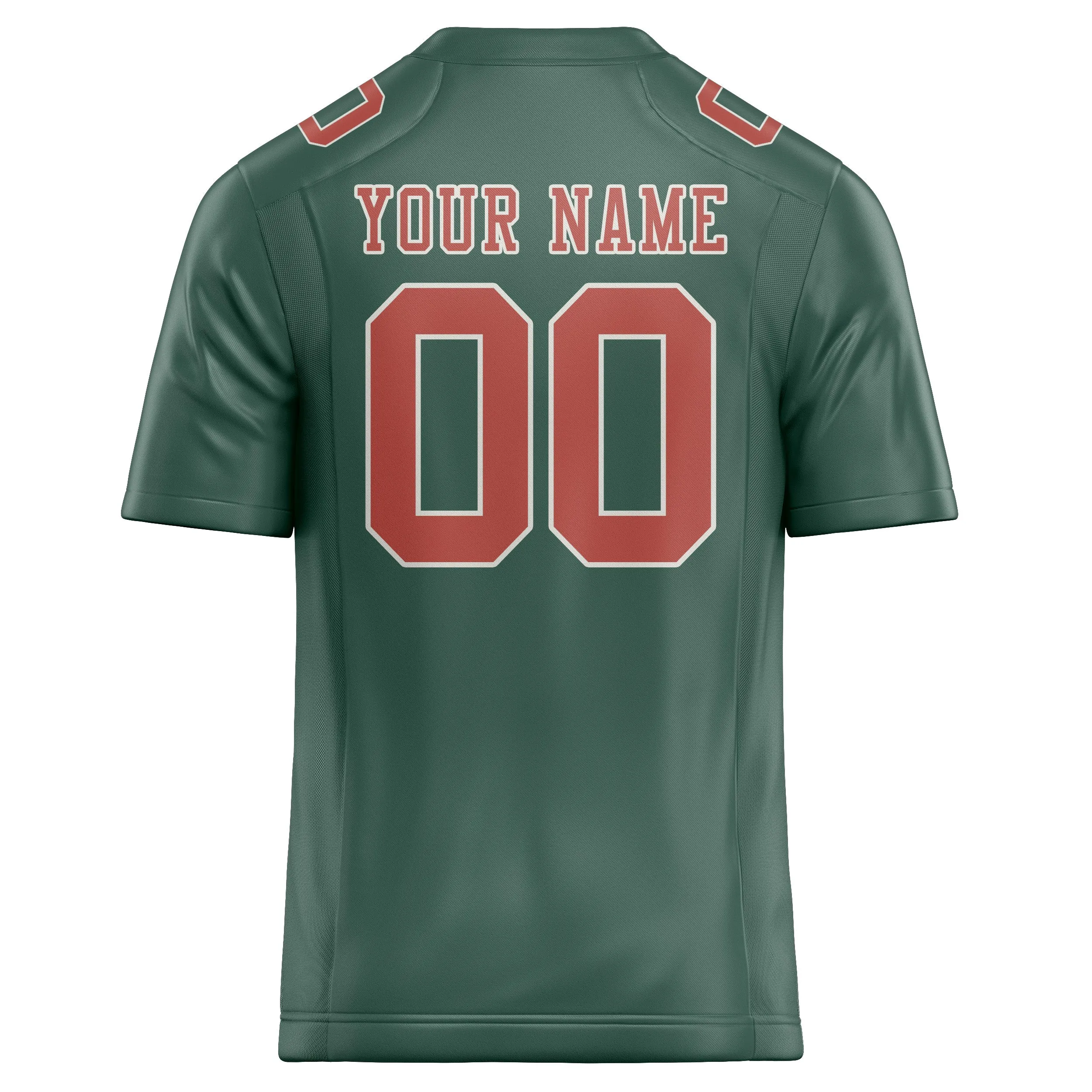 Custom Blue Green Copper Rose Football Jersey sold by Tailorly product image thumbnail 3