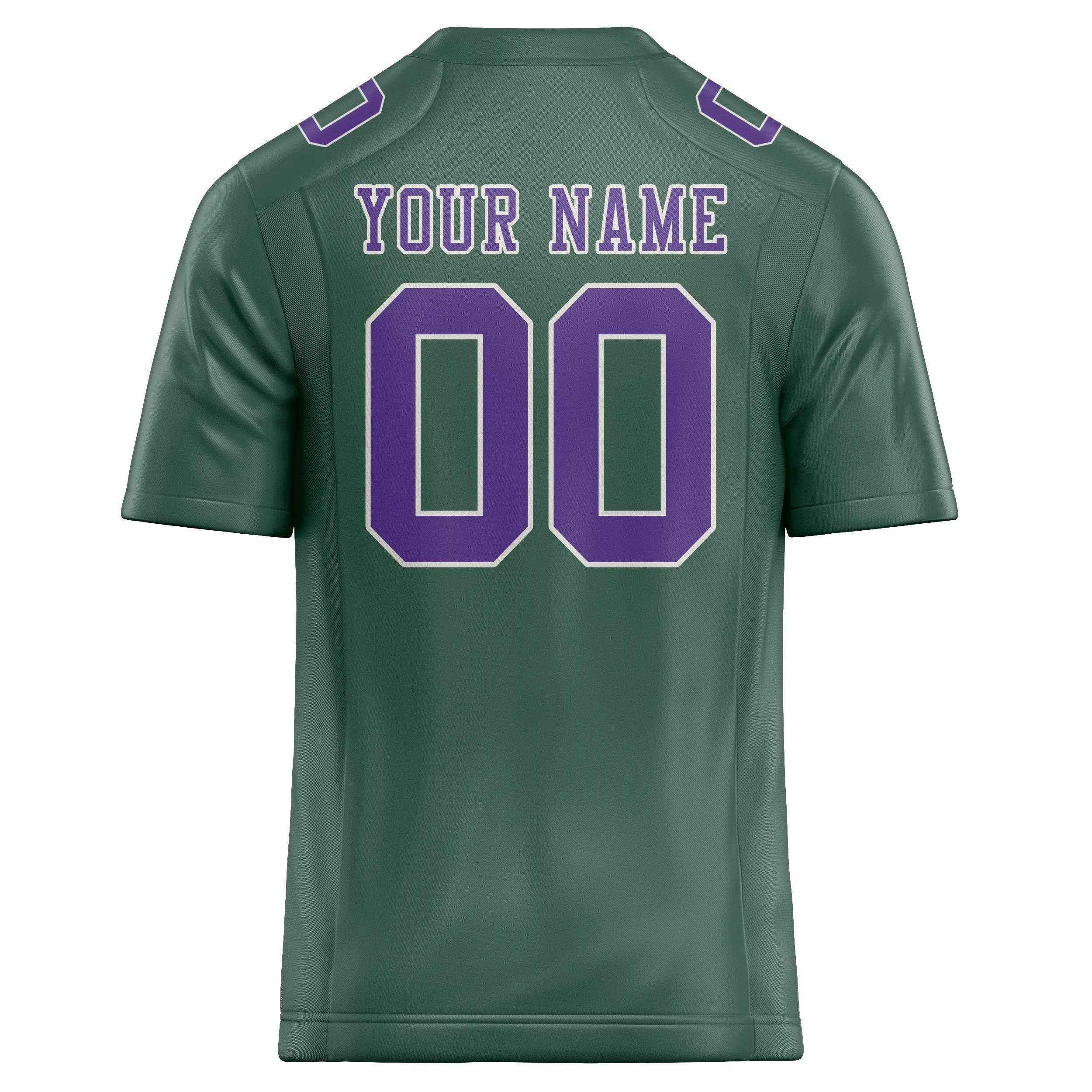 Custom Blue Green Light Purple Football Jersey sold by Tailorly product image thumbnail 3