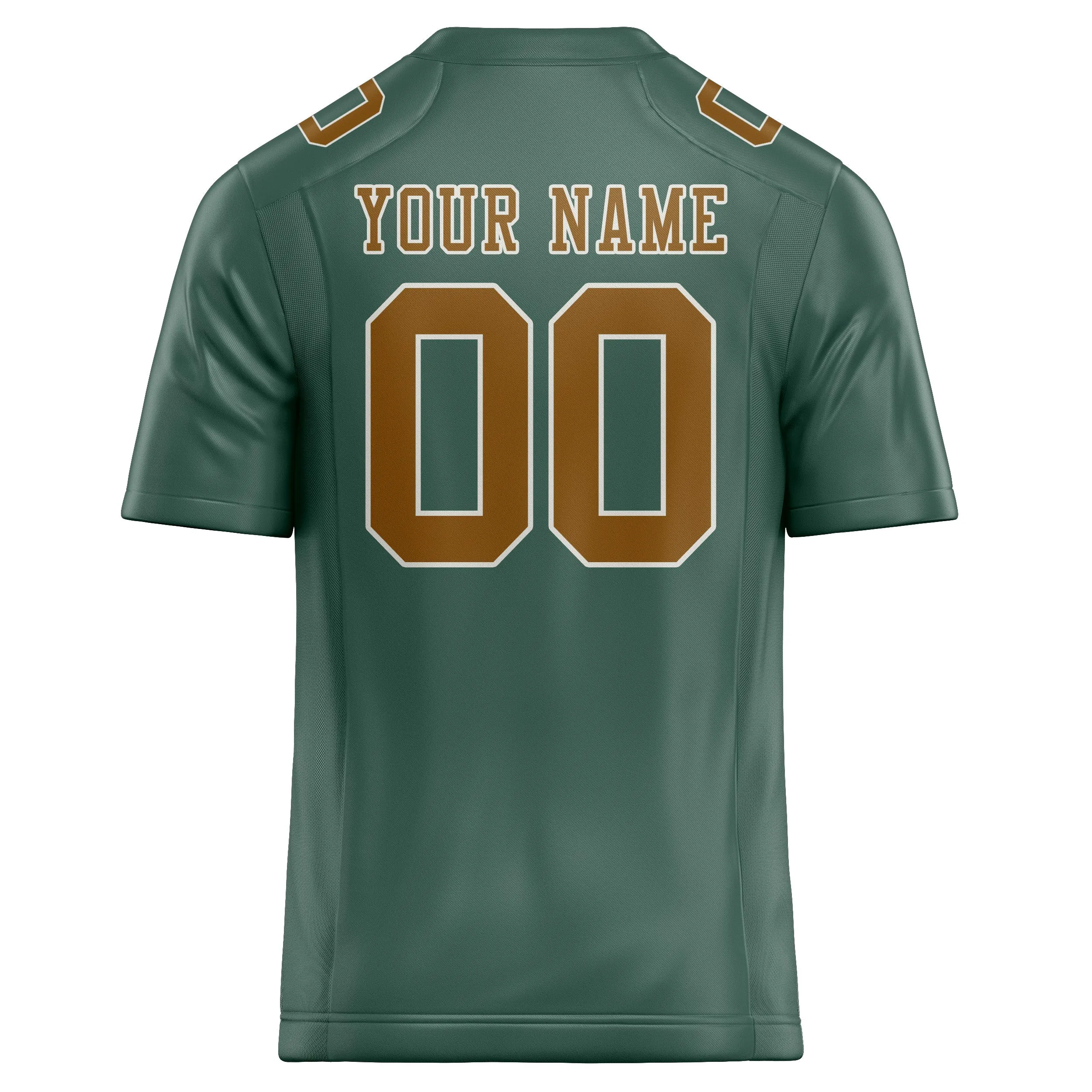 Custom Blue Green Khaki Football Jersey sold by Tailorly product image thumbnail 3