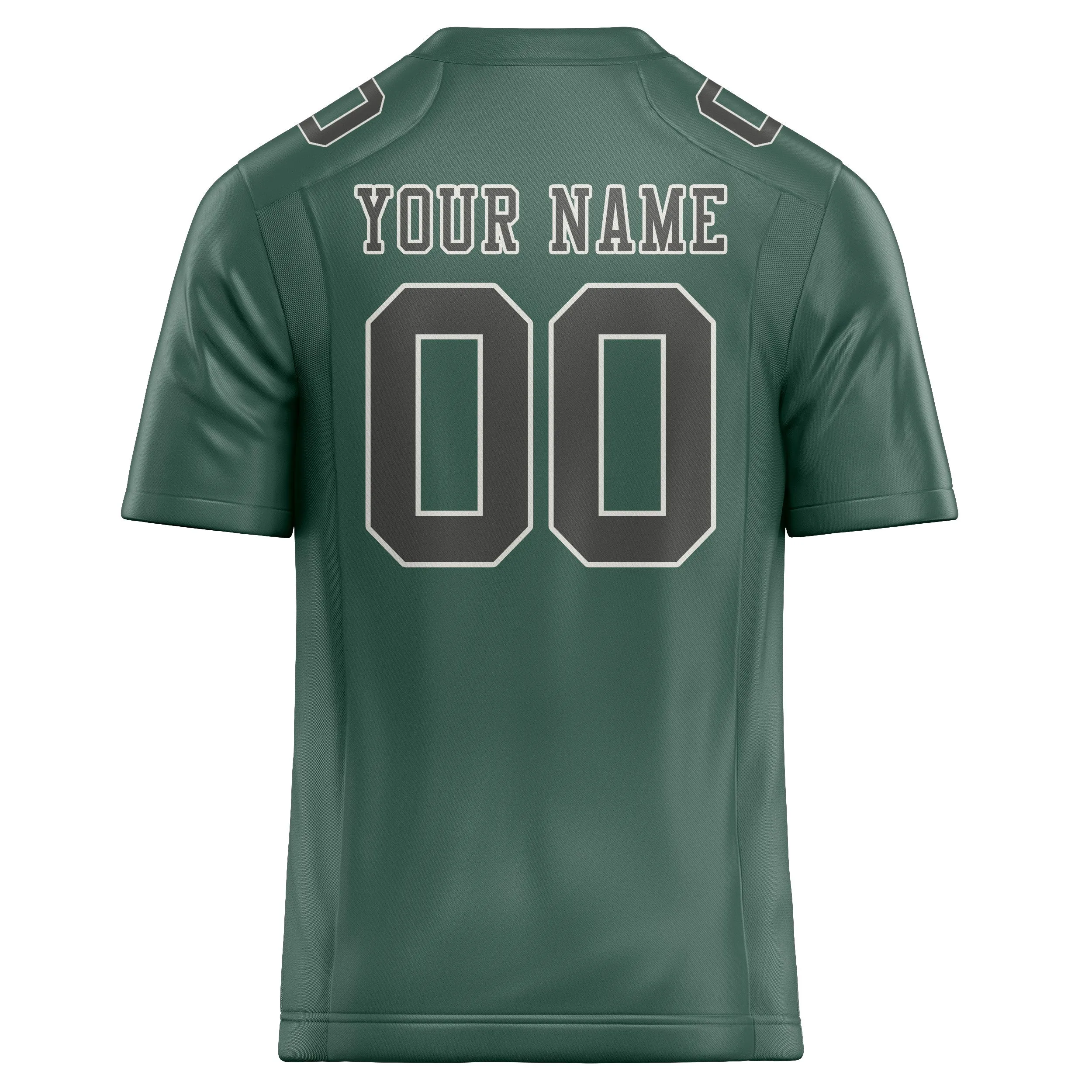 Custom Blue Green Dark Grey Football Jersey sold by Tailorly product image thumbnail 3
