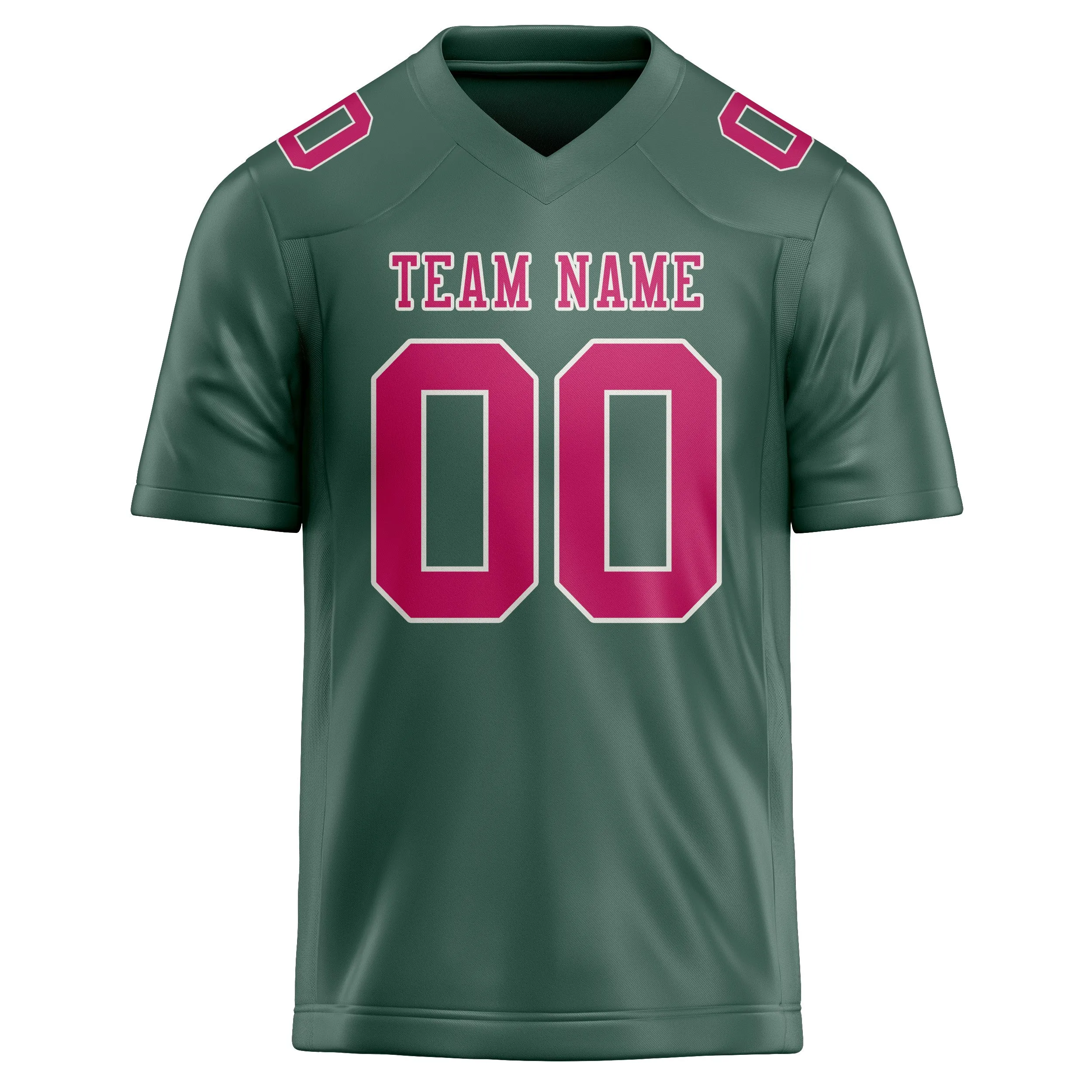 Custom Blue Green Pink Football Jersey sold by Tailorly product image thumbnail 2