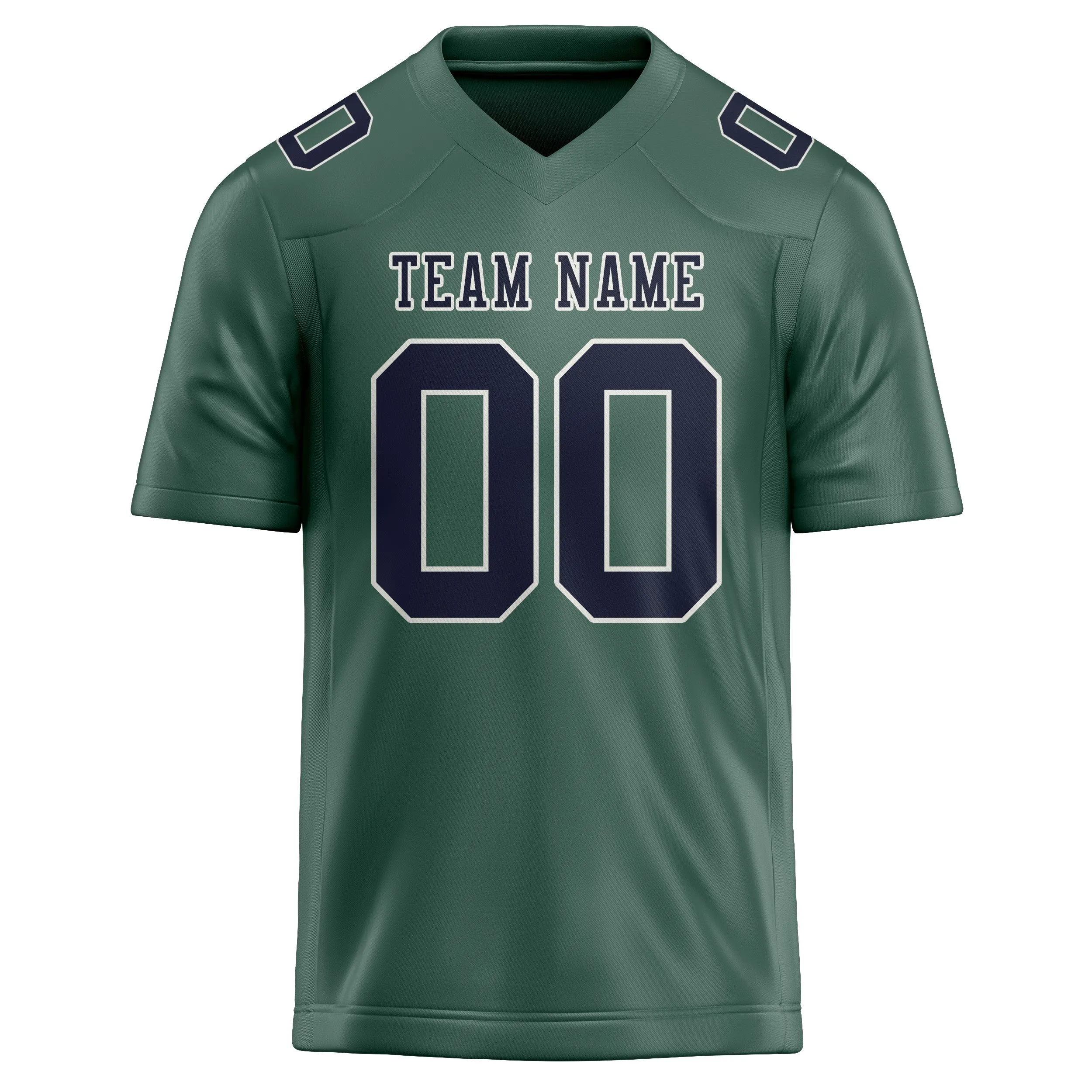 Custom Blue Green Navy Football Jersey sold by Tailorly product image thumbnail 2