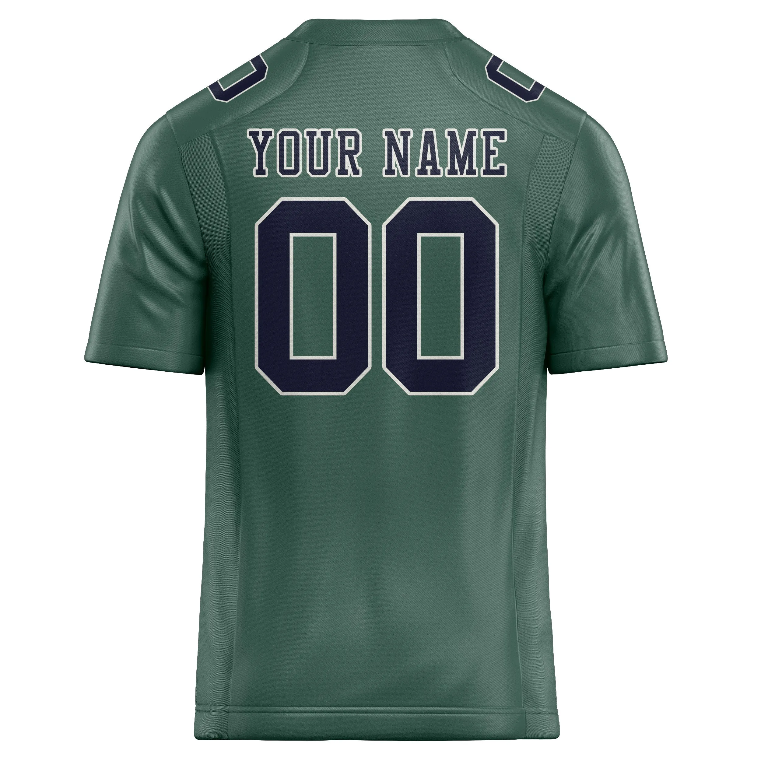 Custom Blue Green Navy Football Jersey sold by Tailorly product image thumbnail 3