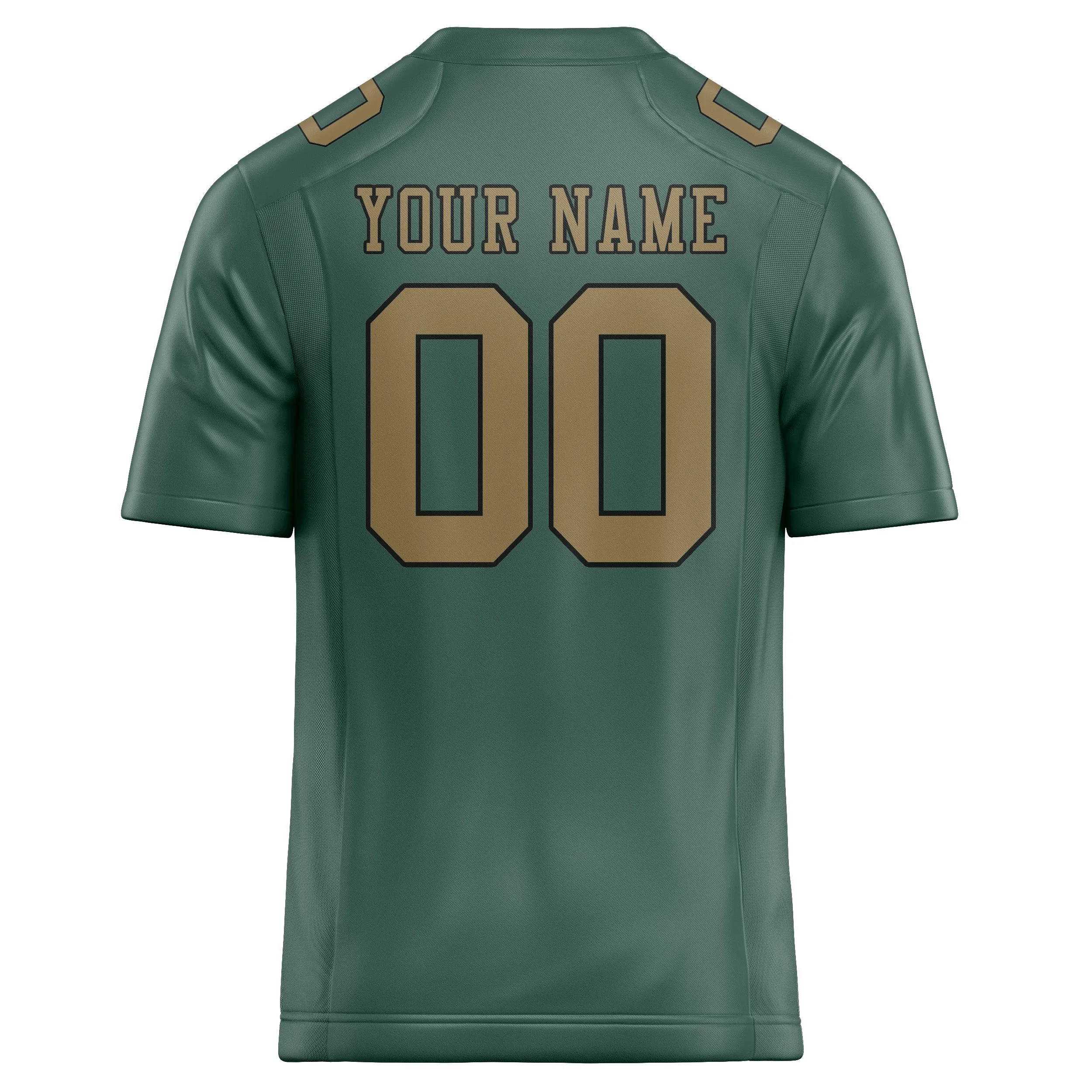 Custom Blue Green Light Khaki Football Jersey sold by Tailorly product image thumbnail 3