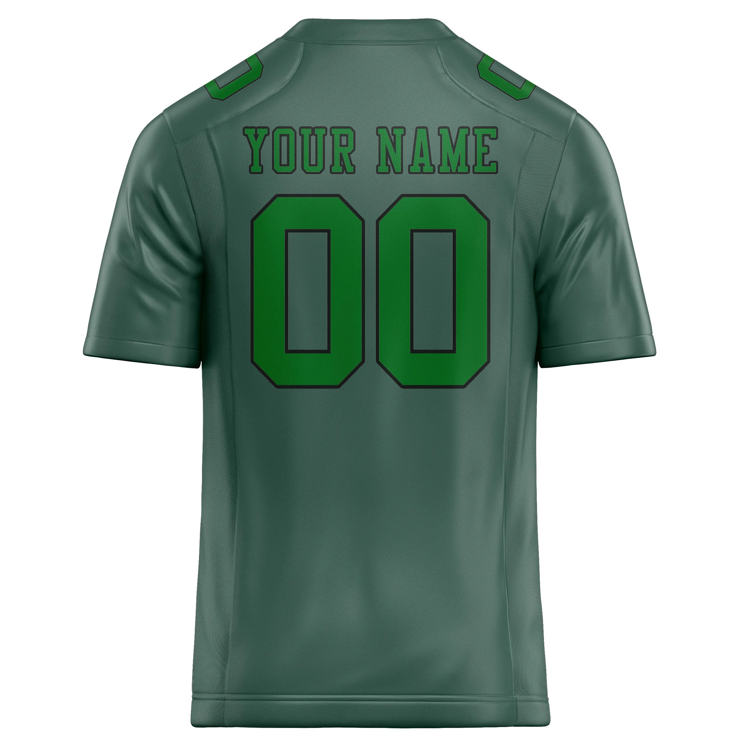 Custom Blue Green Emerald Green Football Jersey sold by Tailorly product image thumbnail 3