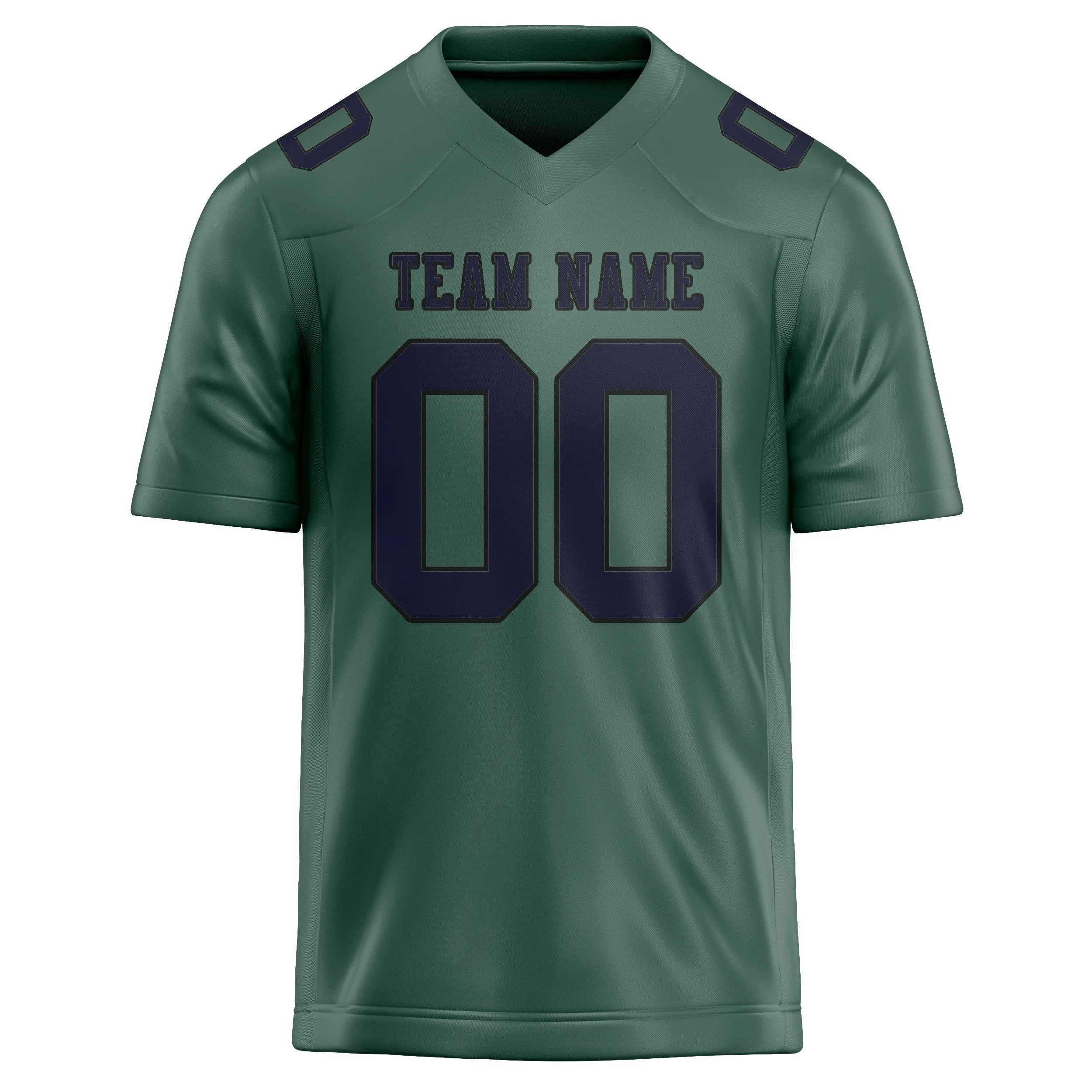 Custom Blue Green Navy Football Jersey sold by Tailorly product image thumbnail 2