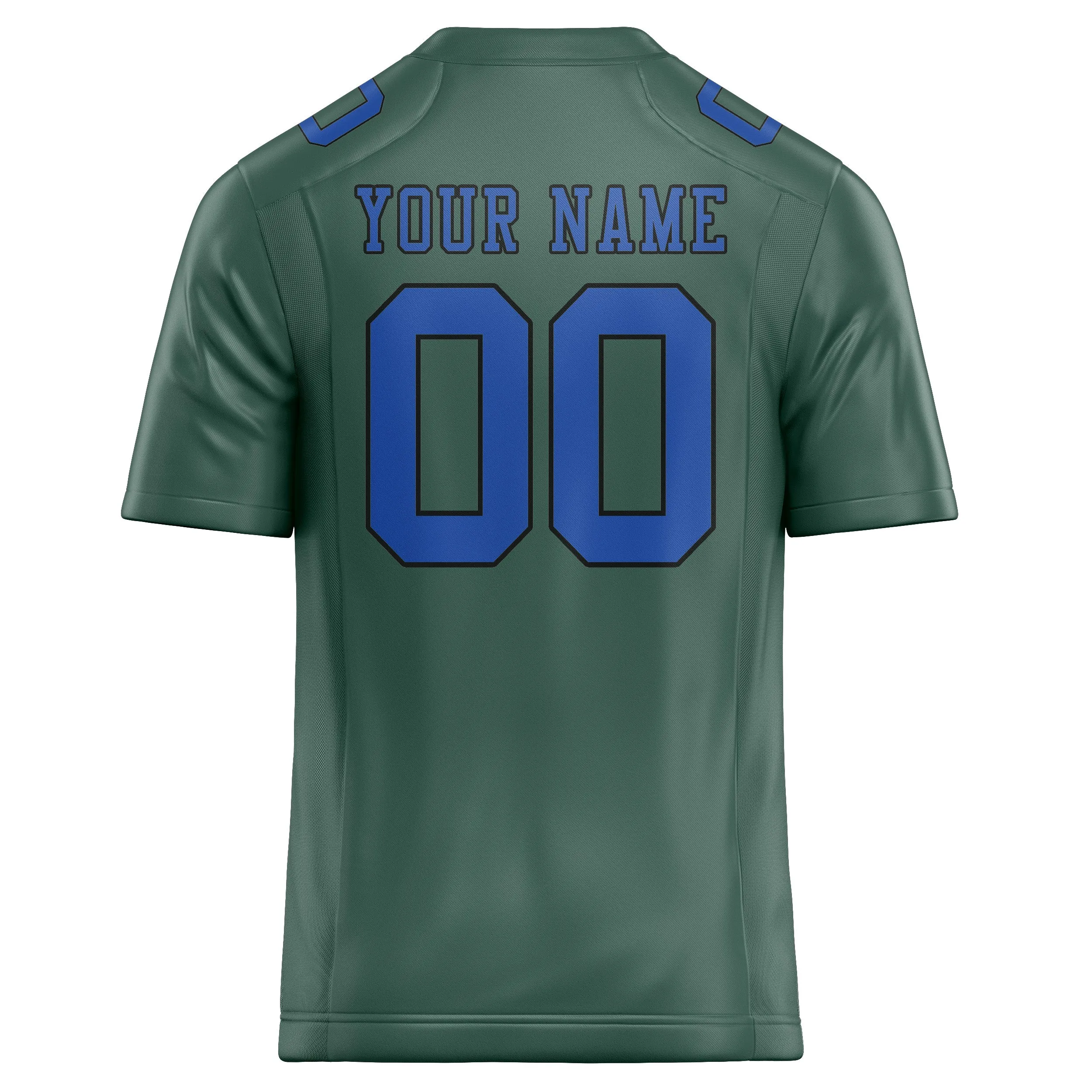 Custom Blue Green Sky Blue Football Jersey sold by Tailorly product image thumbnail 3