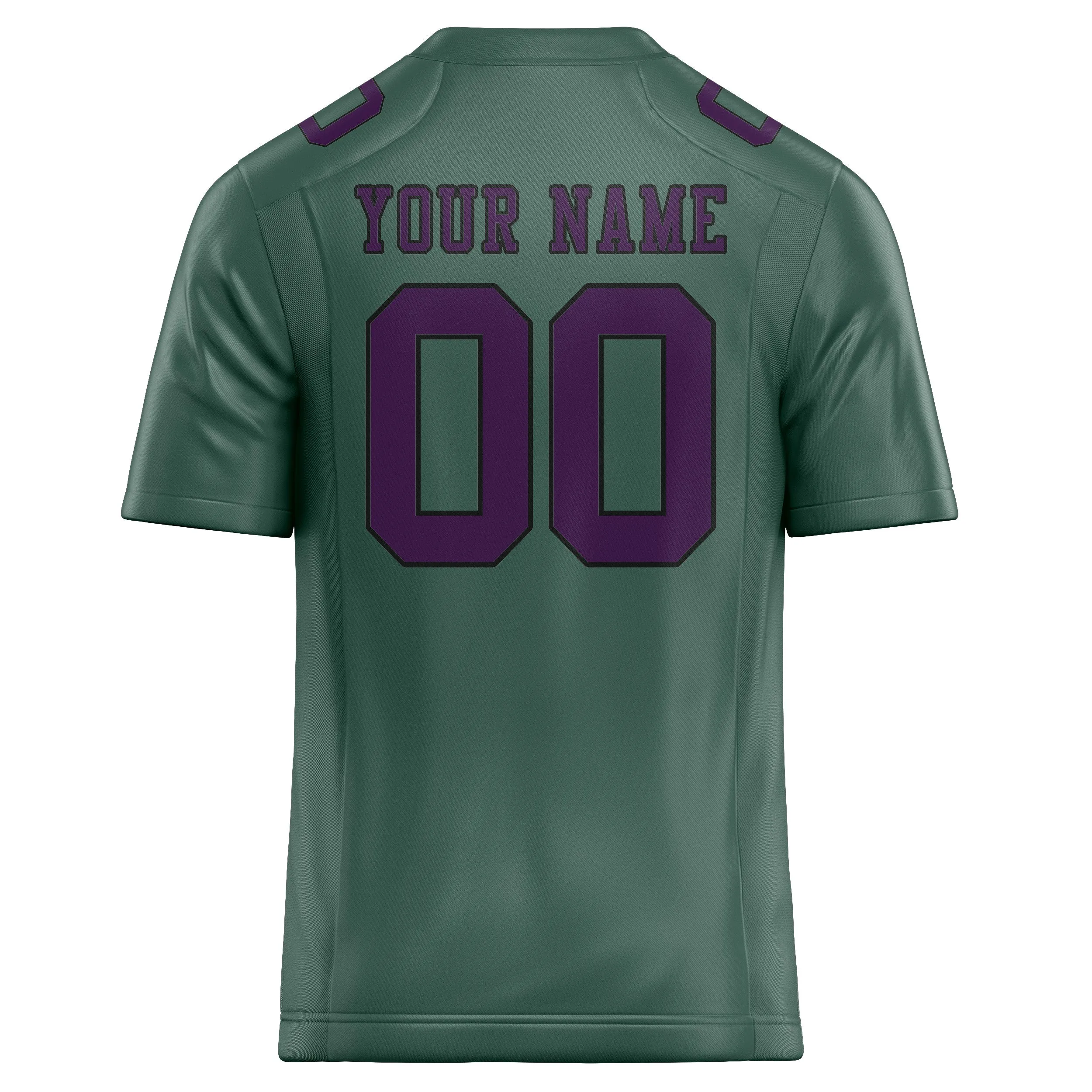 Custom Blue Green Purple Football Jersey sold by Tailorly product image thumbnail 3
