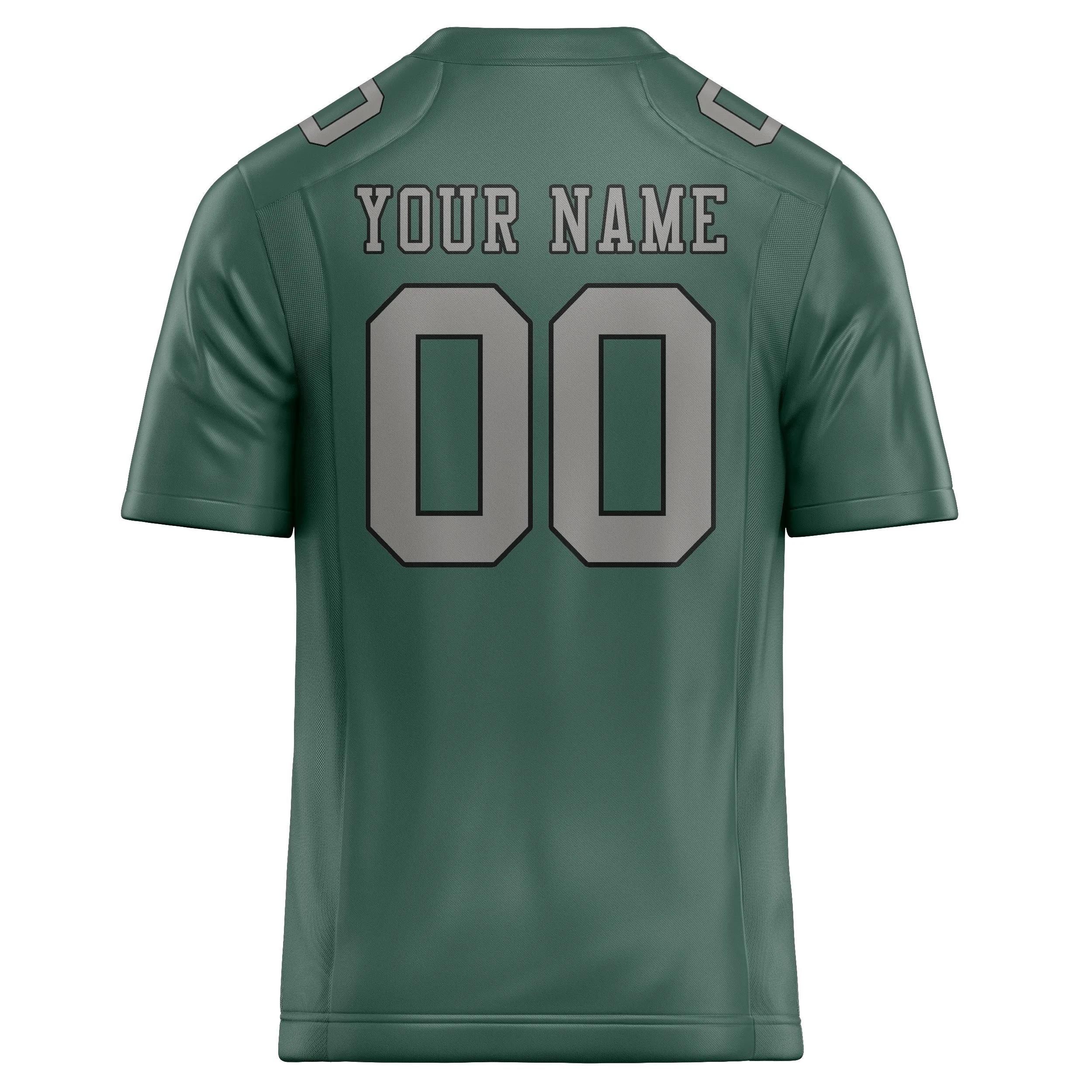 Custom Blue Green Gray Football Jersey sold by Tailorly product image thumbnail 3