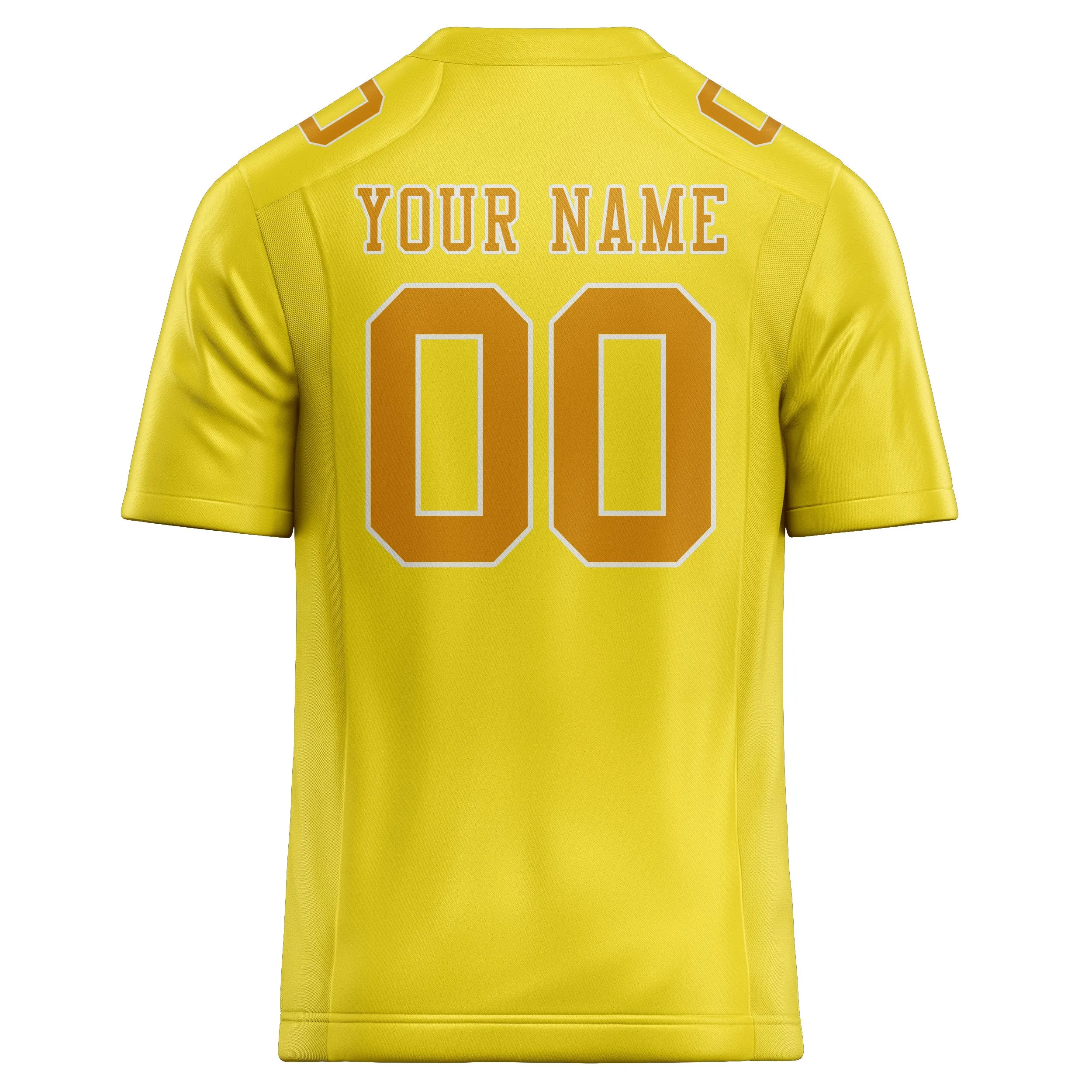 Custom Light Yellow Yellow Football Jersey sold by Tailorly product image thumbnail 3