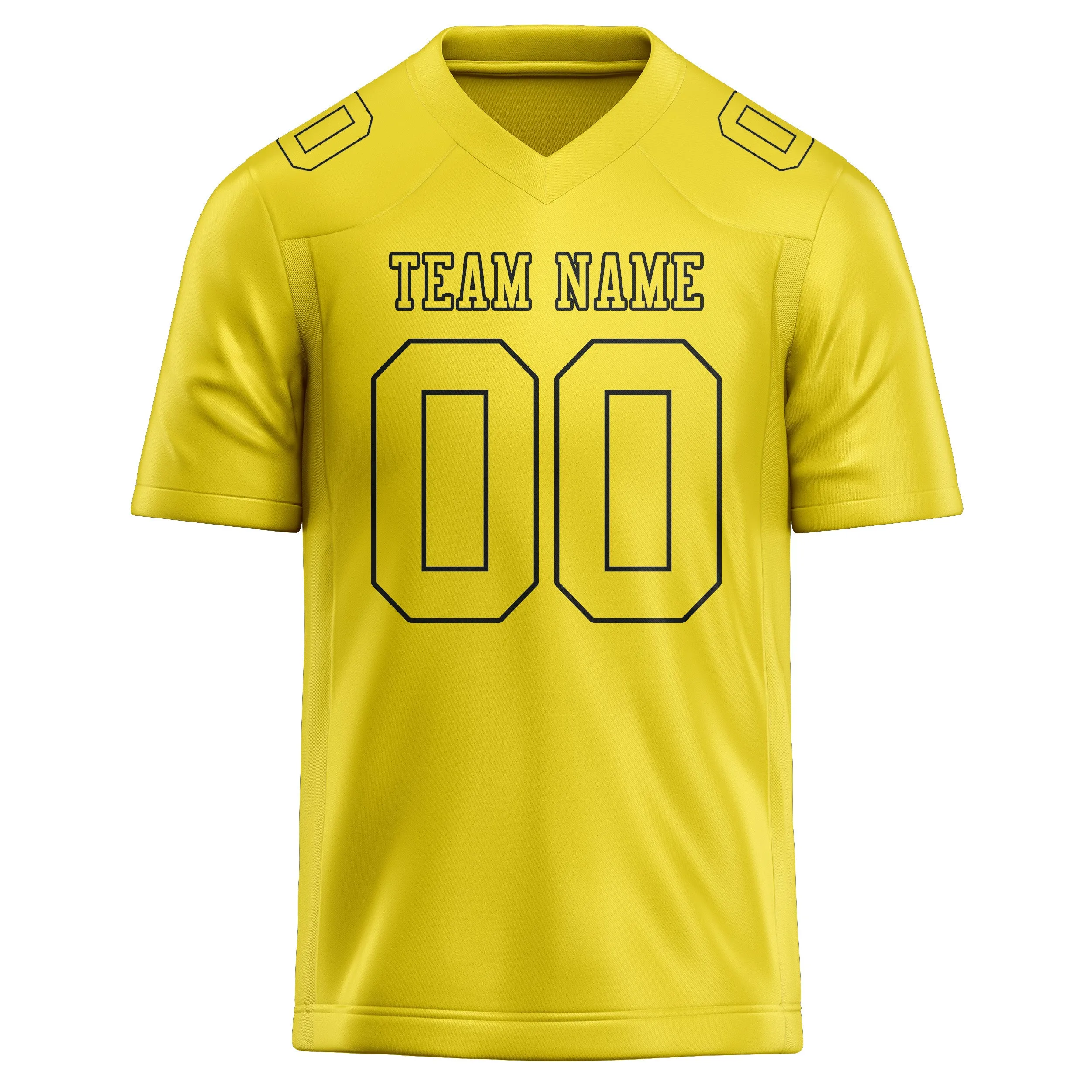 Custom Light Yellow Light Yellow Football Jersey sold by Tailorly product image thumbnail 2