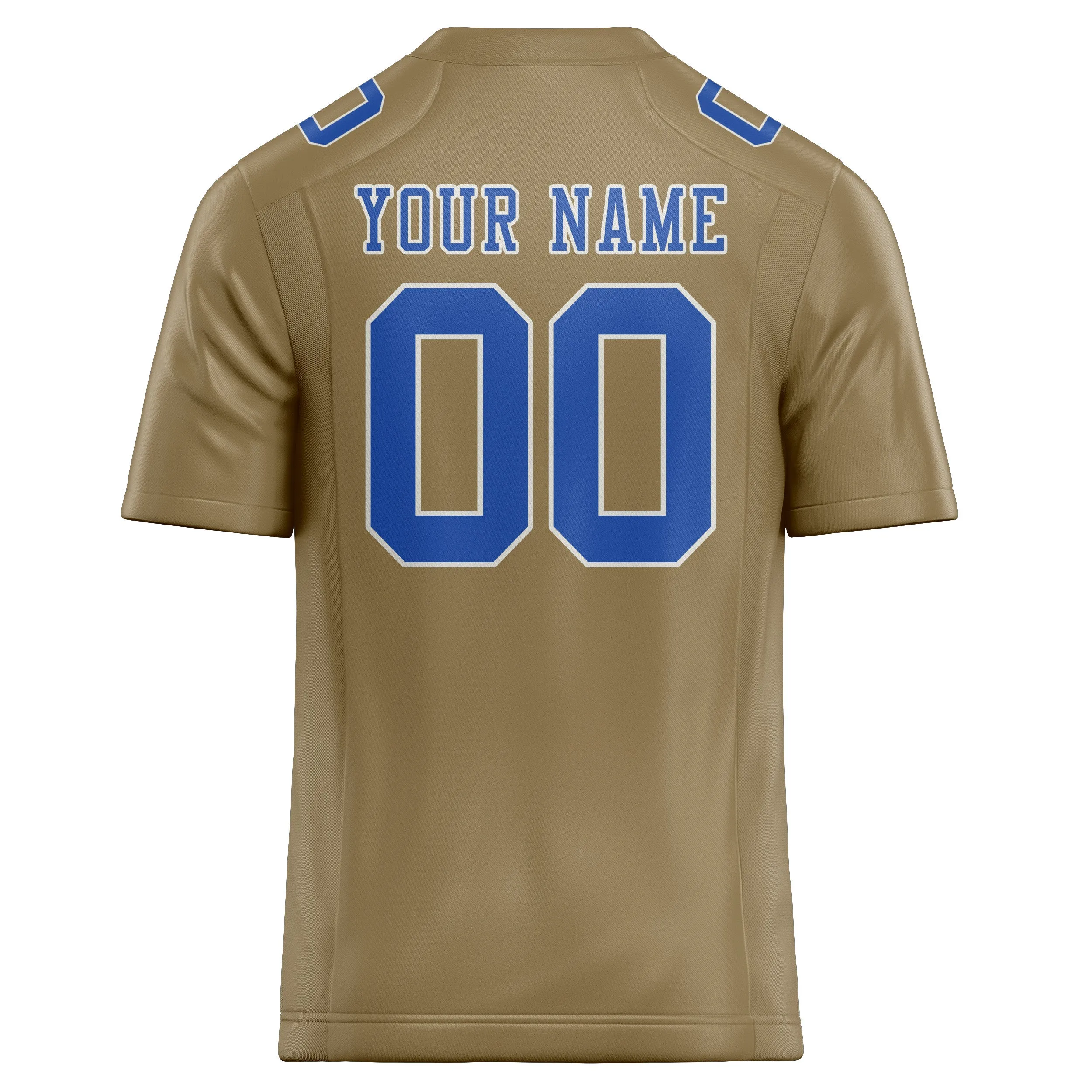 Custom Light Khaki Sky Blue Football Jersey sold by Tailorly product image thumbnail 3
