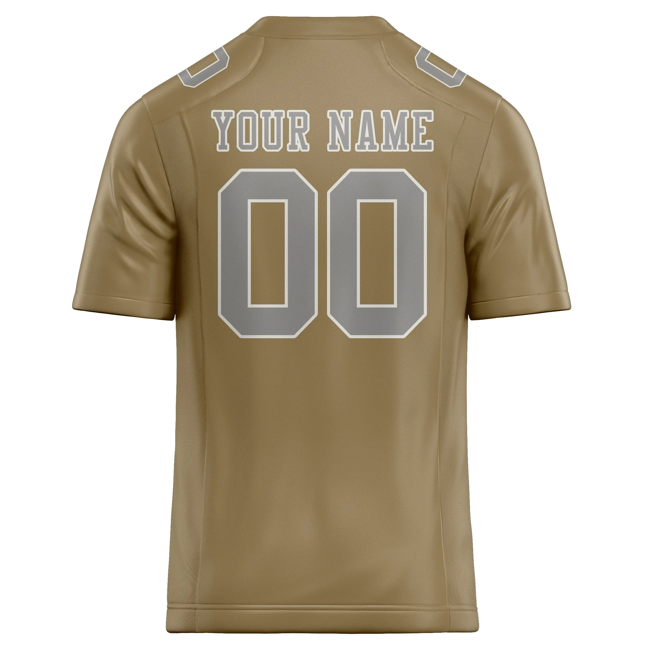 Custom Light Khaki Gray Football Jersey sold by Tailorly product image thumbnail 3