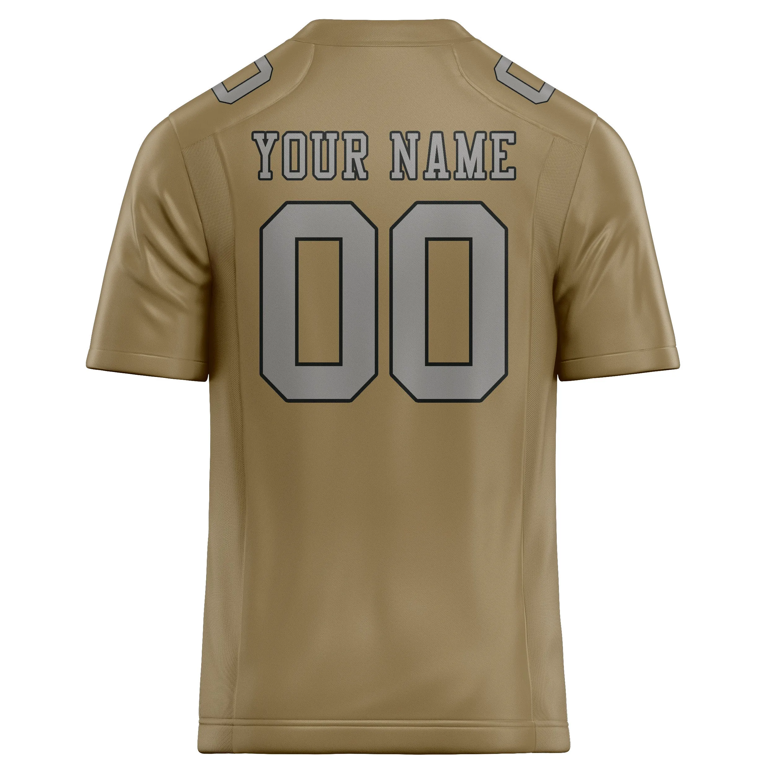 Custom Light Khaki Gray Football Jersey sold by Tailorly product image thumbnail 3