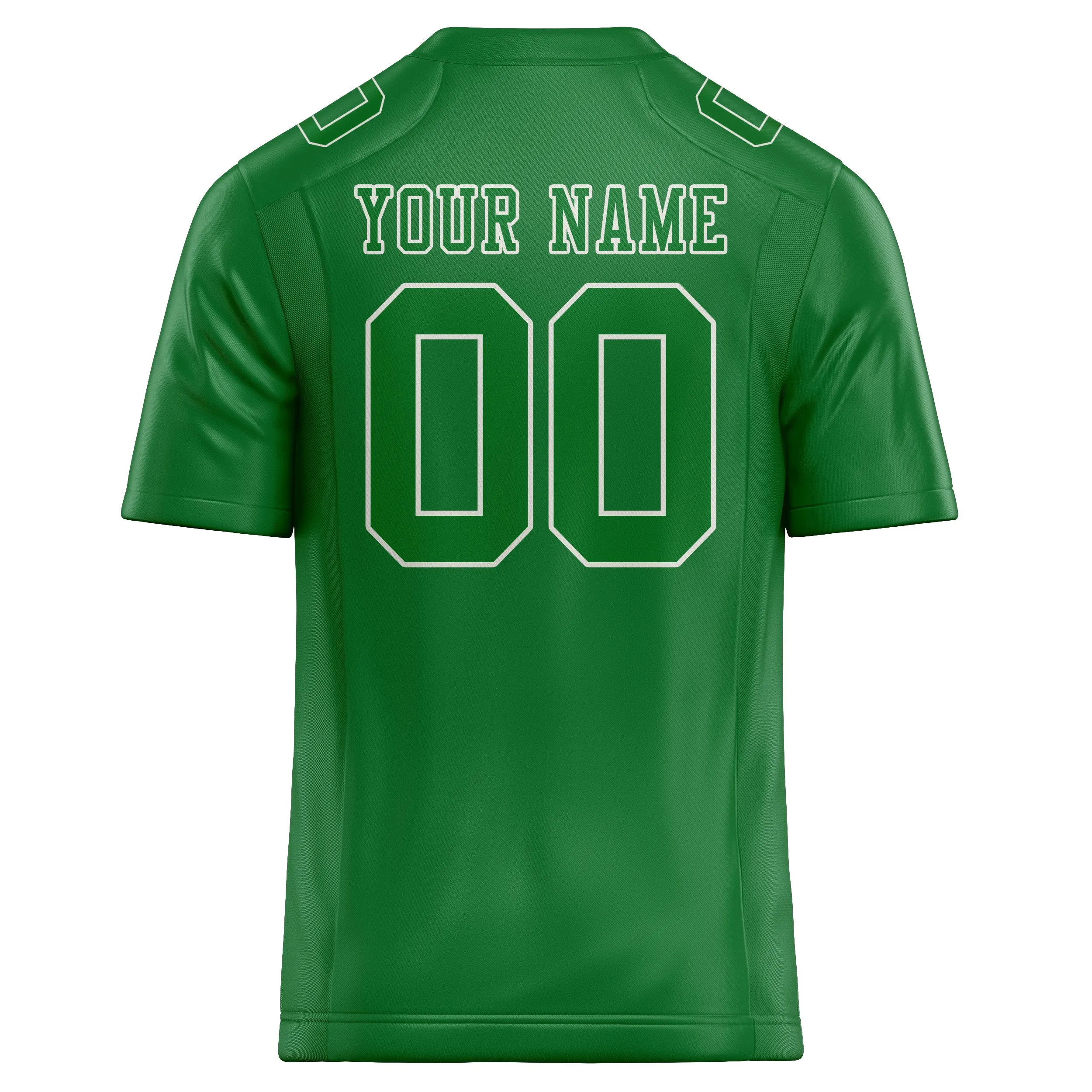 Custom Emerald Green Emerald Green Football Jersey sold by Tailorly product image thumbnail 3