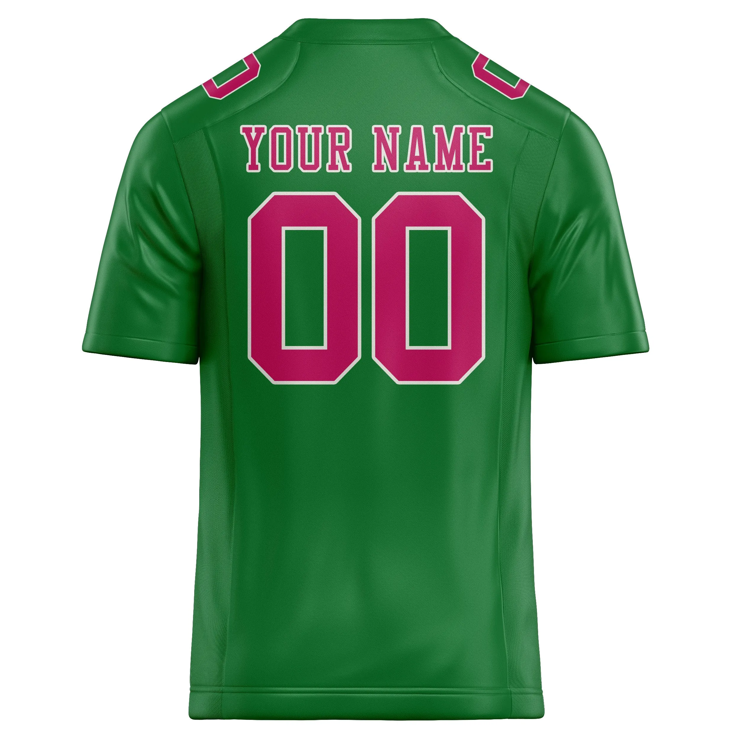 Custom Emerald Green Pink Football Jersey sold by Tailorly product image thumbnail 3