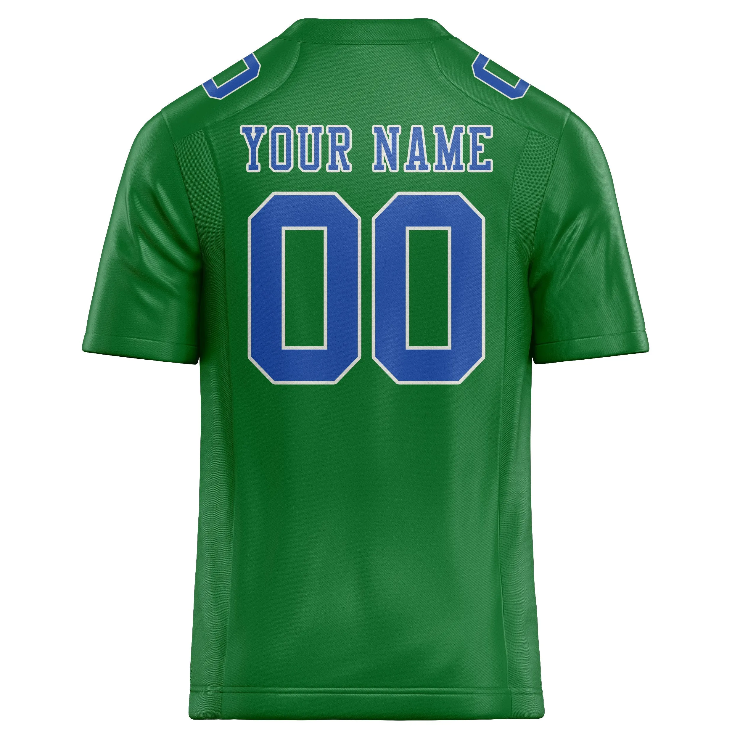 Custom Emerald Green Sky Blue Football Jersey sold by Tailorly product image thumbnail 3