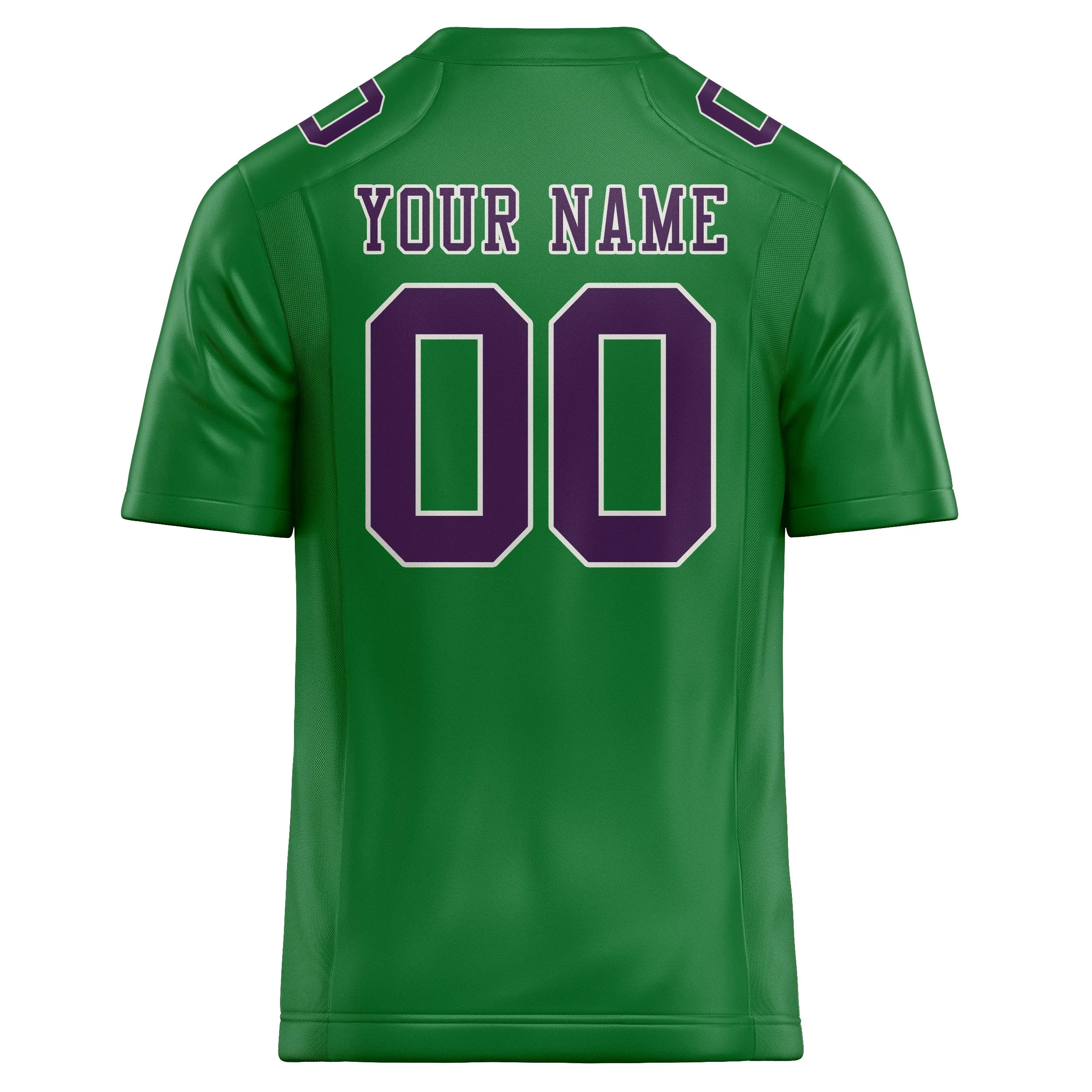 Custom Emerald Green Purple Football Jersey sold by Tailorly product image thumbnail 3