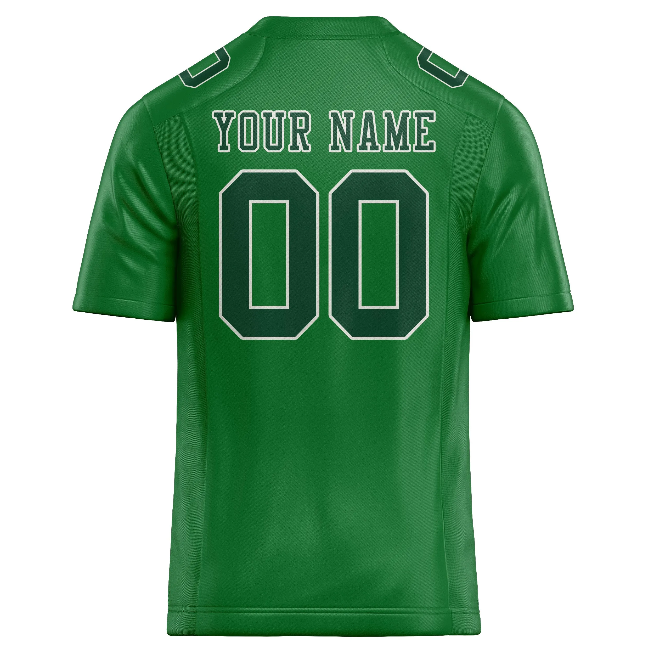 Custom Emerald Green Green Football Jersey sold by Tailorly product image thumbnail 3
