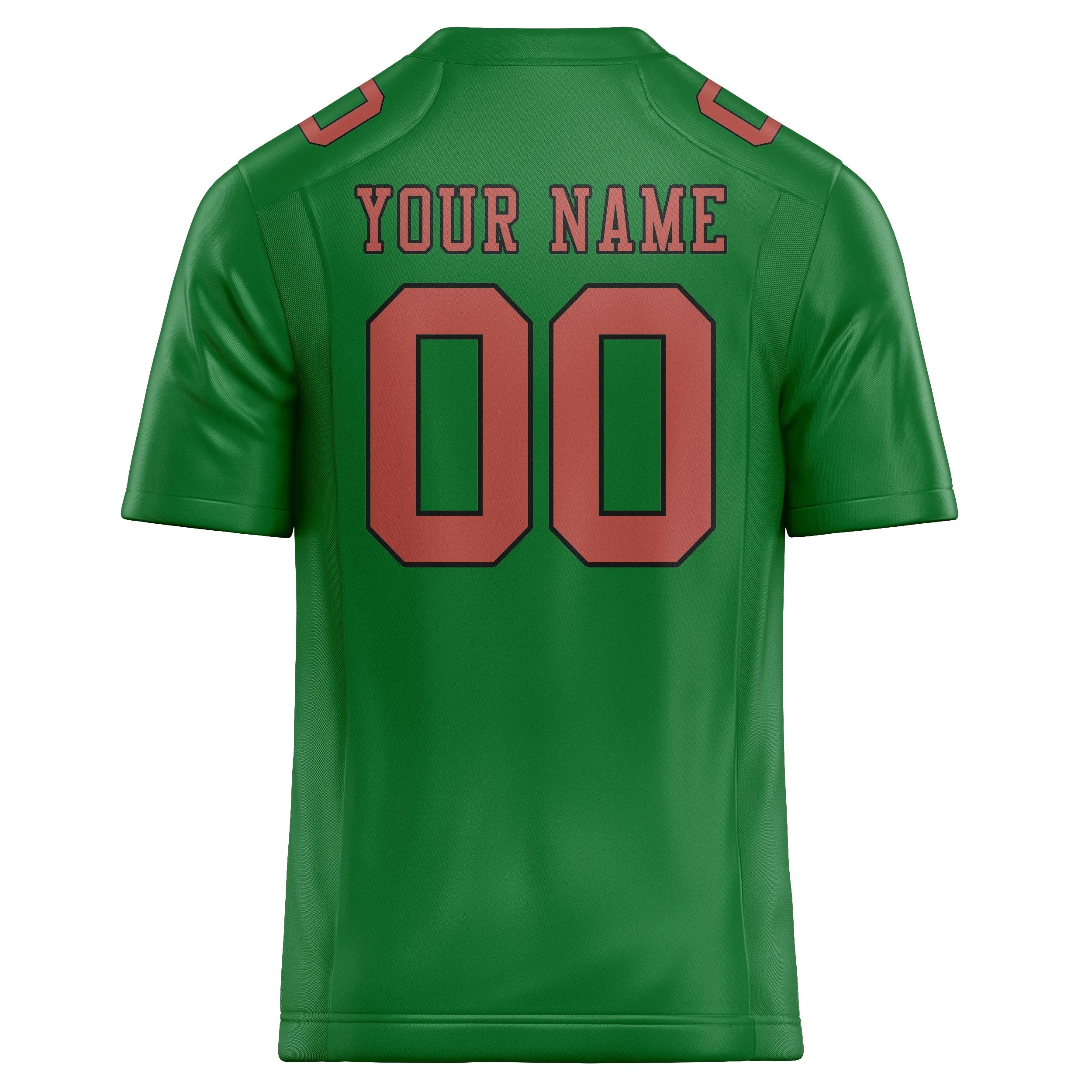 Custom Emerald Green Copper Rose Football Jersey sold by Tailorly product image thumbnail 3