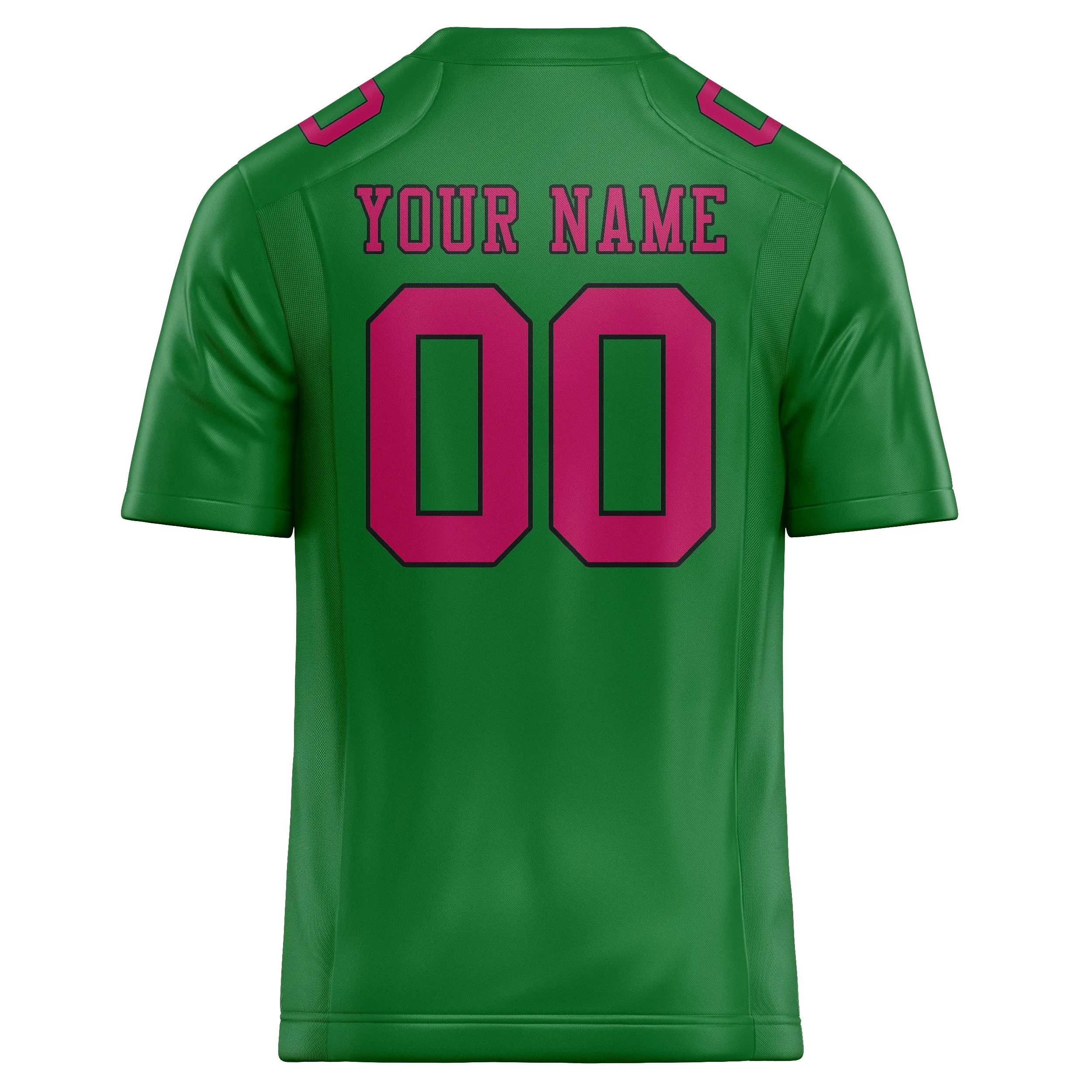Custom Emerald Green Pink Football Jersey sold by Tailorly product image thumbnail 3