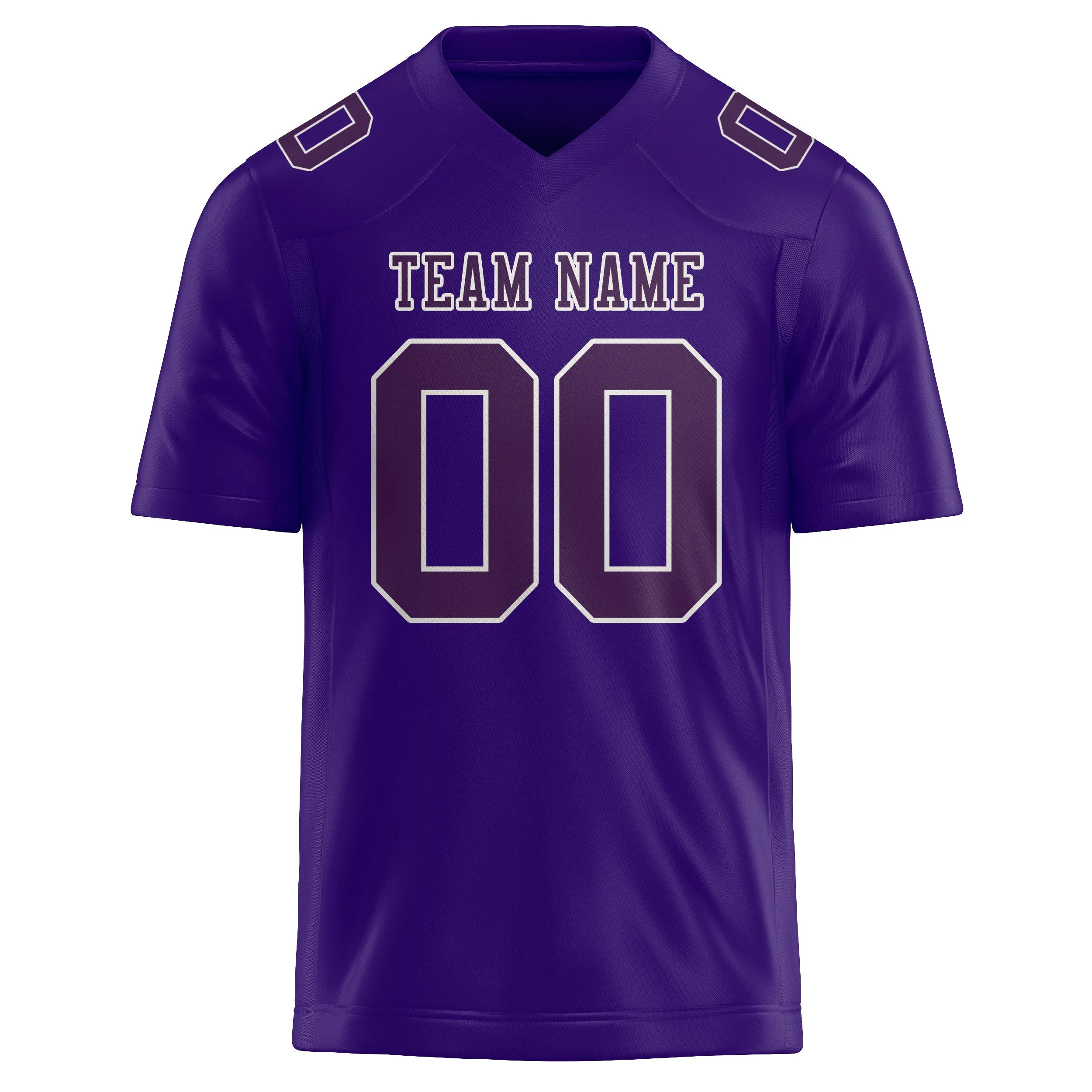 Custom Light Purple Purple Football Jersey sold by Tailorly product image thumbnail 2