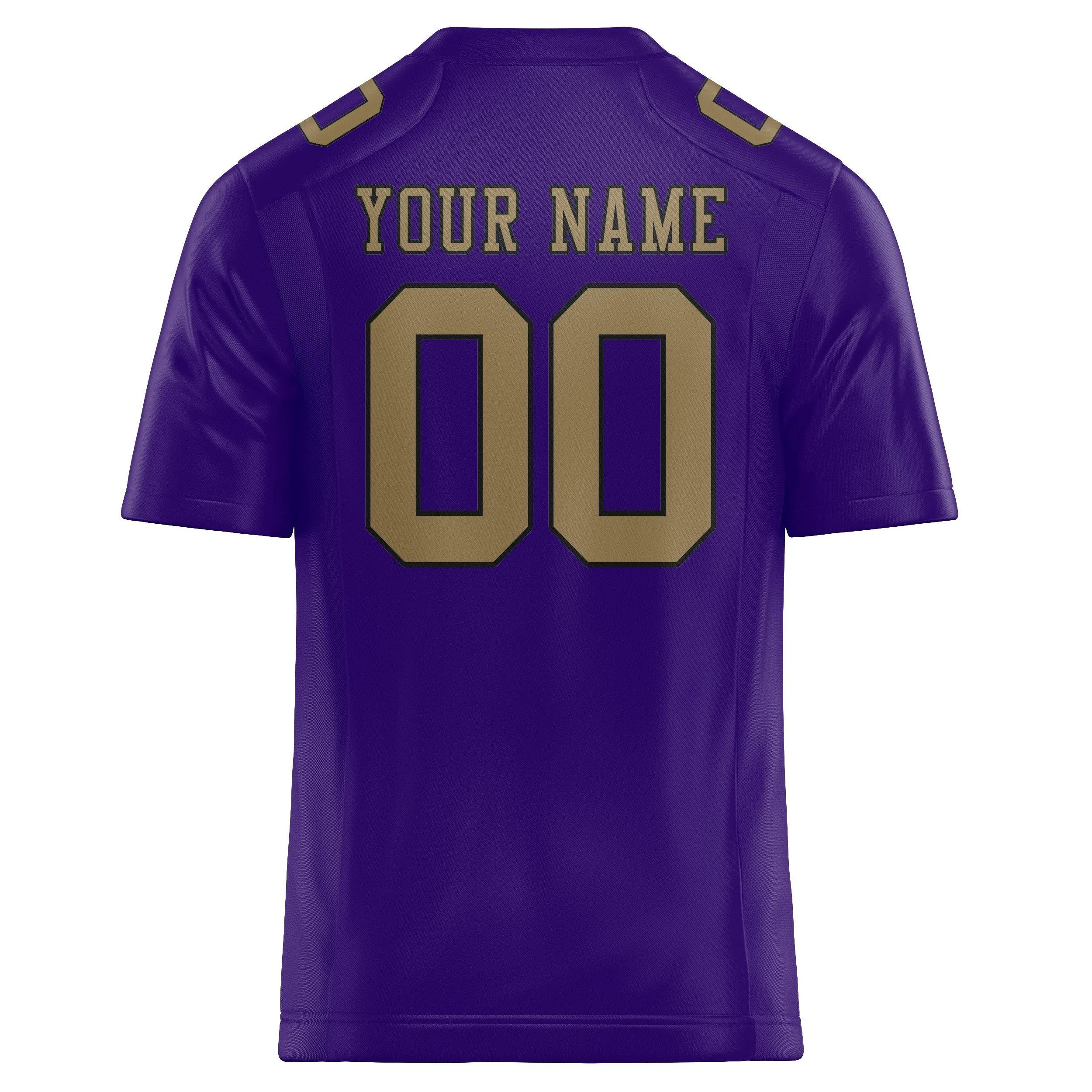 Custom Light Purple Light Khaki Football Jersey sold by Tailorly product image thumbnail 3