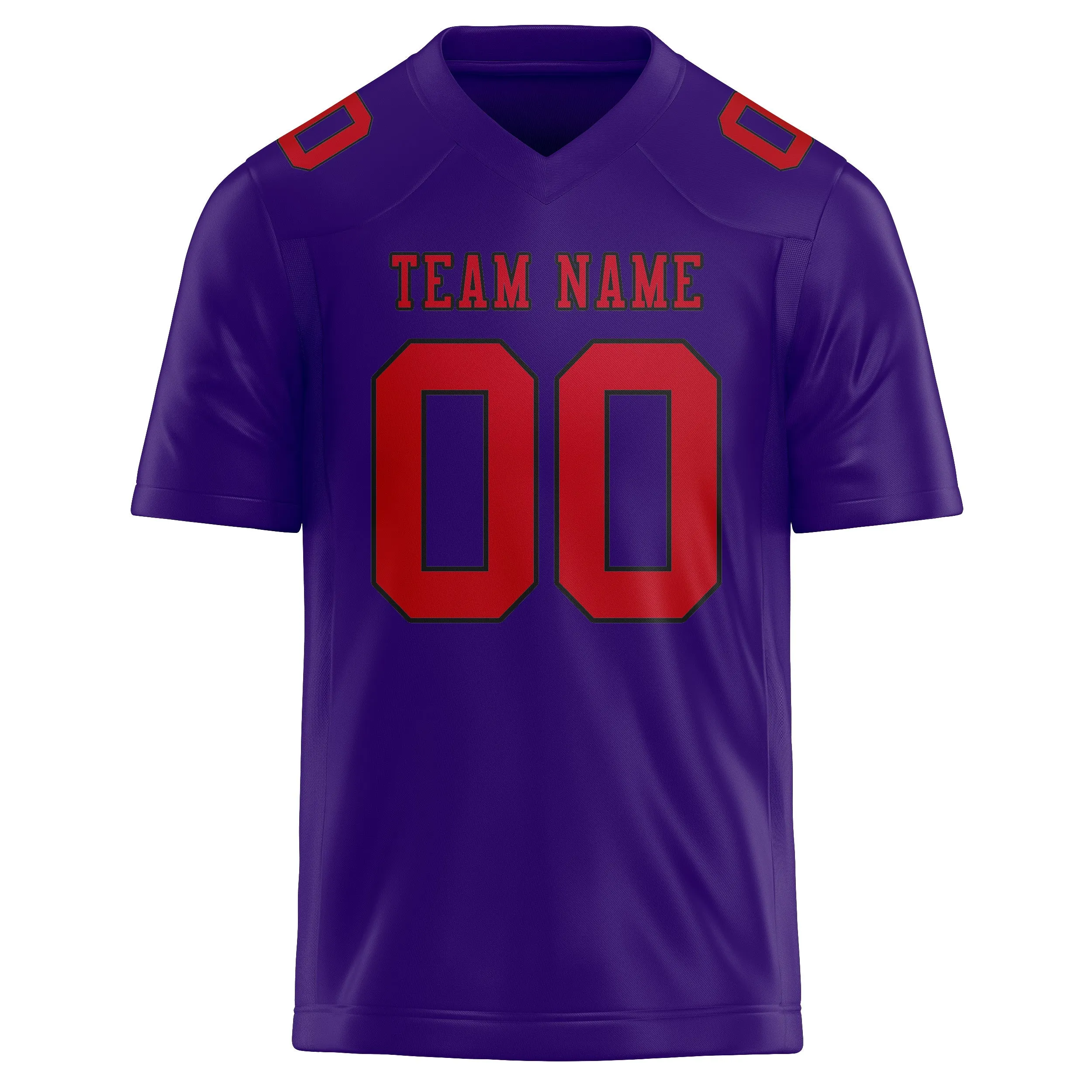 Custom Light Purple Red Football Jersey sold by Tailorly product image thumbnail 2