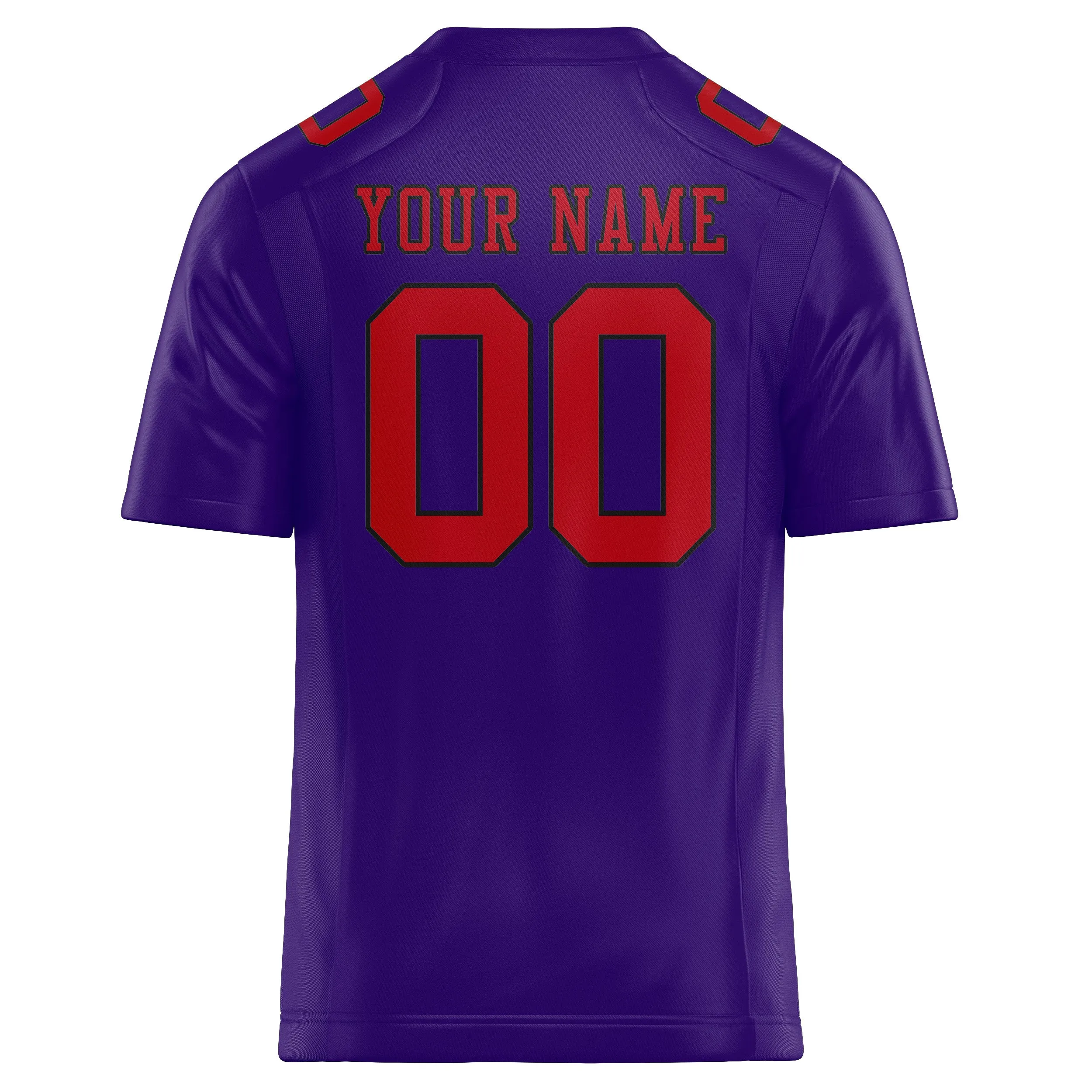 Custom Light Purple Red Football Jersey sold by Tailorly product image thumbnail 3