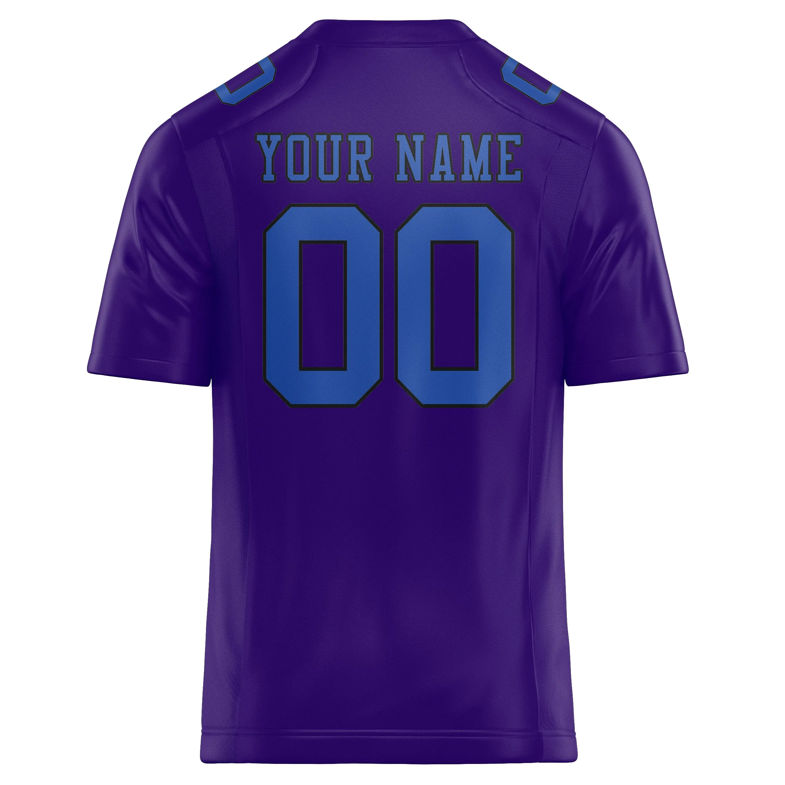 Custom Light Purple Sky Blue Football Jersey sold by Tailorly product image thumbnail 3