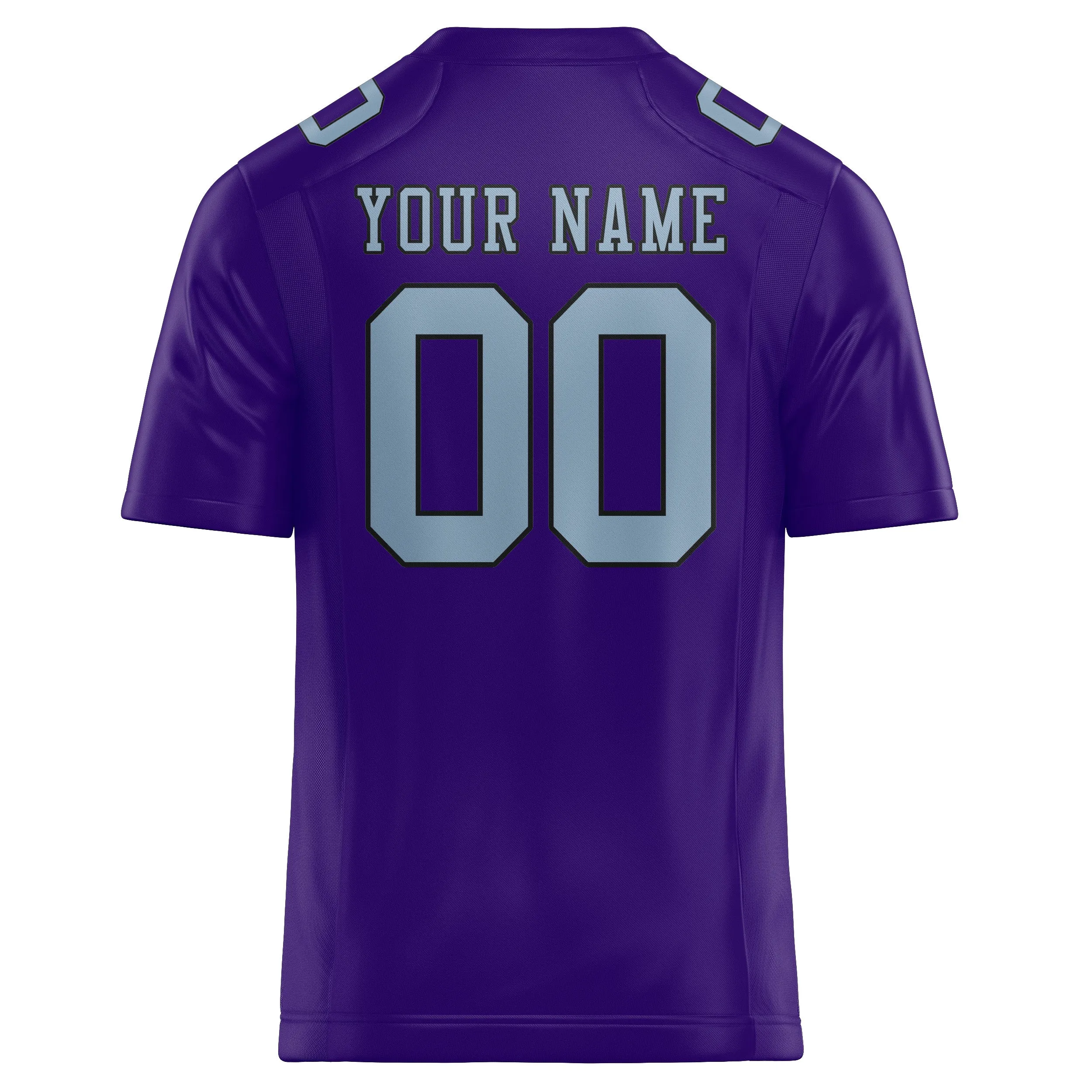 Custom Light Purple Light Blue Football Jersey sold by Tailorly product image thumbnail 3