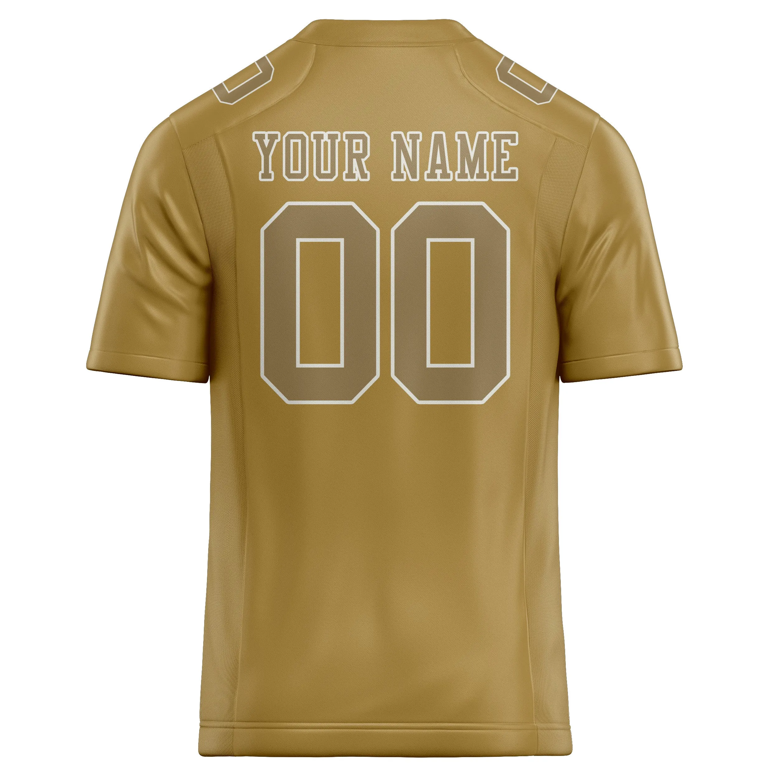 Custom Khaki Light Khaki Football Jersey sold by Tailorly product image thumbnail 3