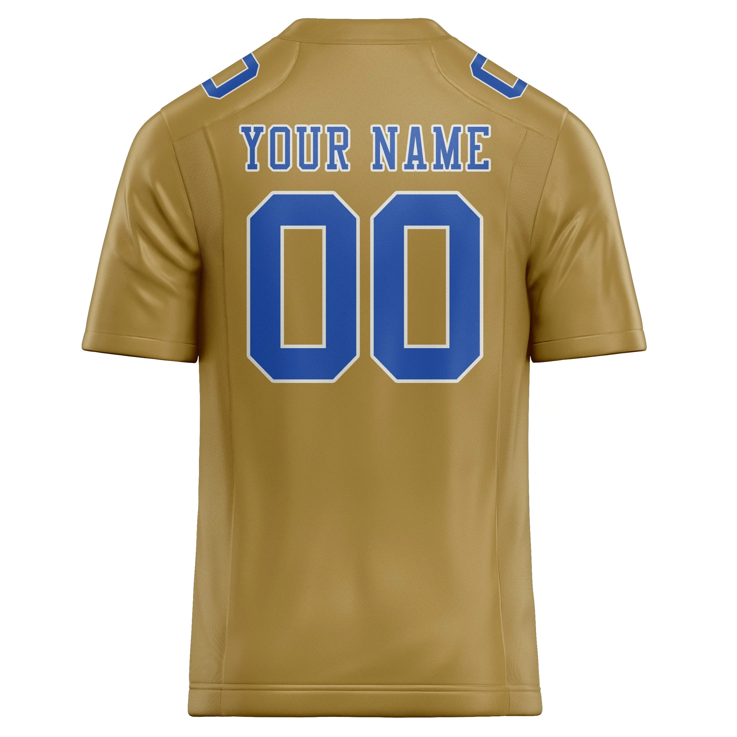 Custom Khaki Sky Blue Football Jersey sold by Tailorly product image thumbnail 3