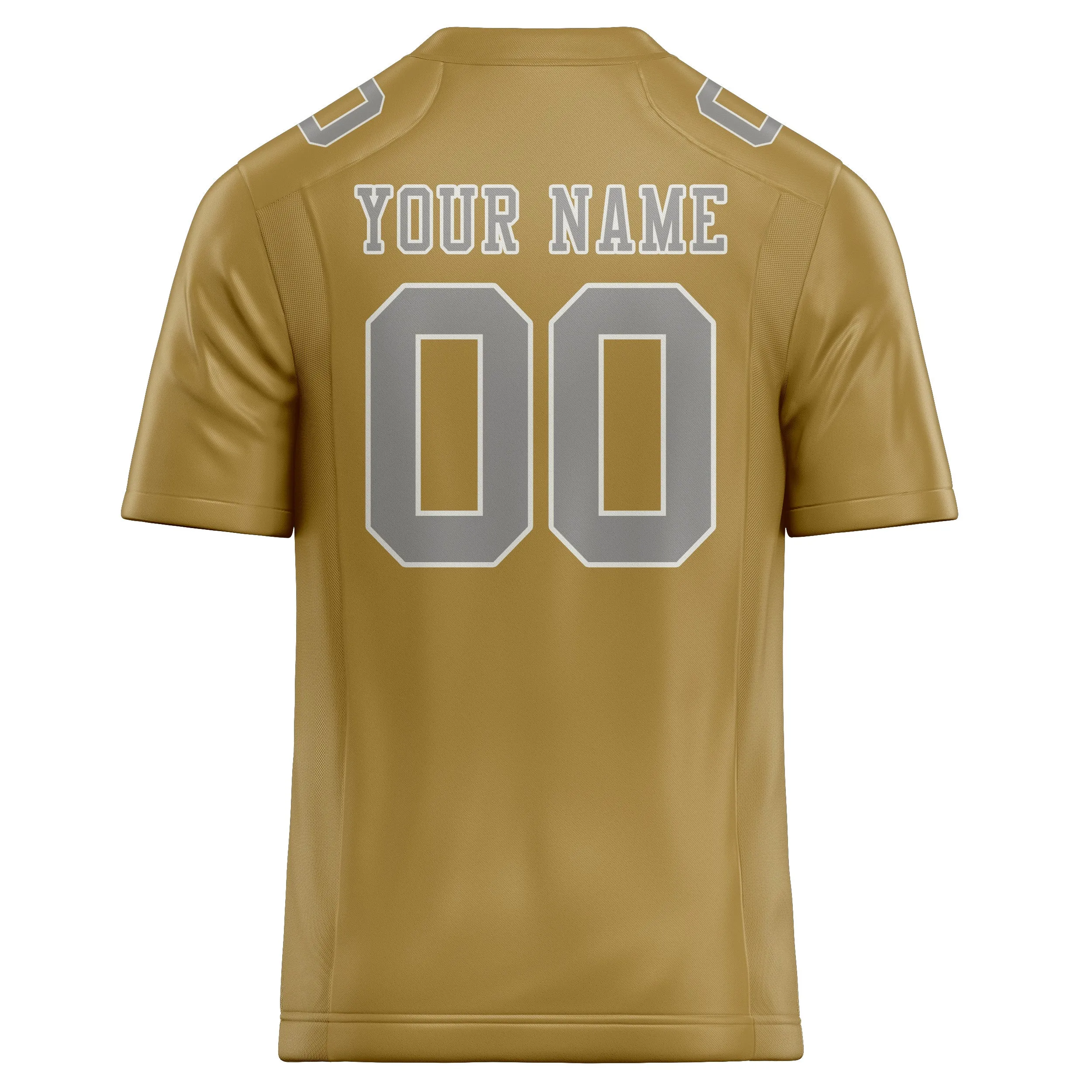 Custom Khaki Gray Football Jersey sold by Tailorly product image thumbnail 3