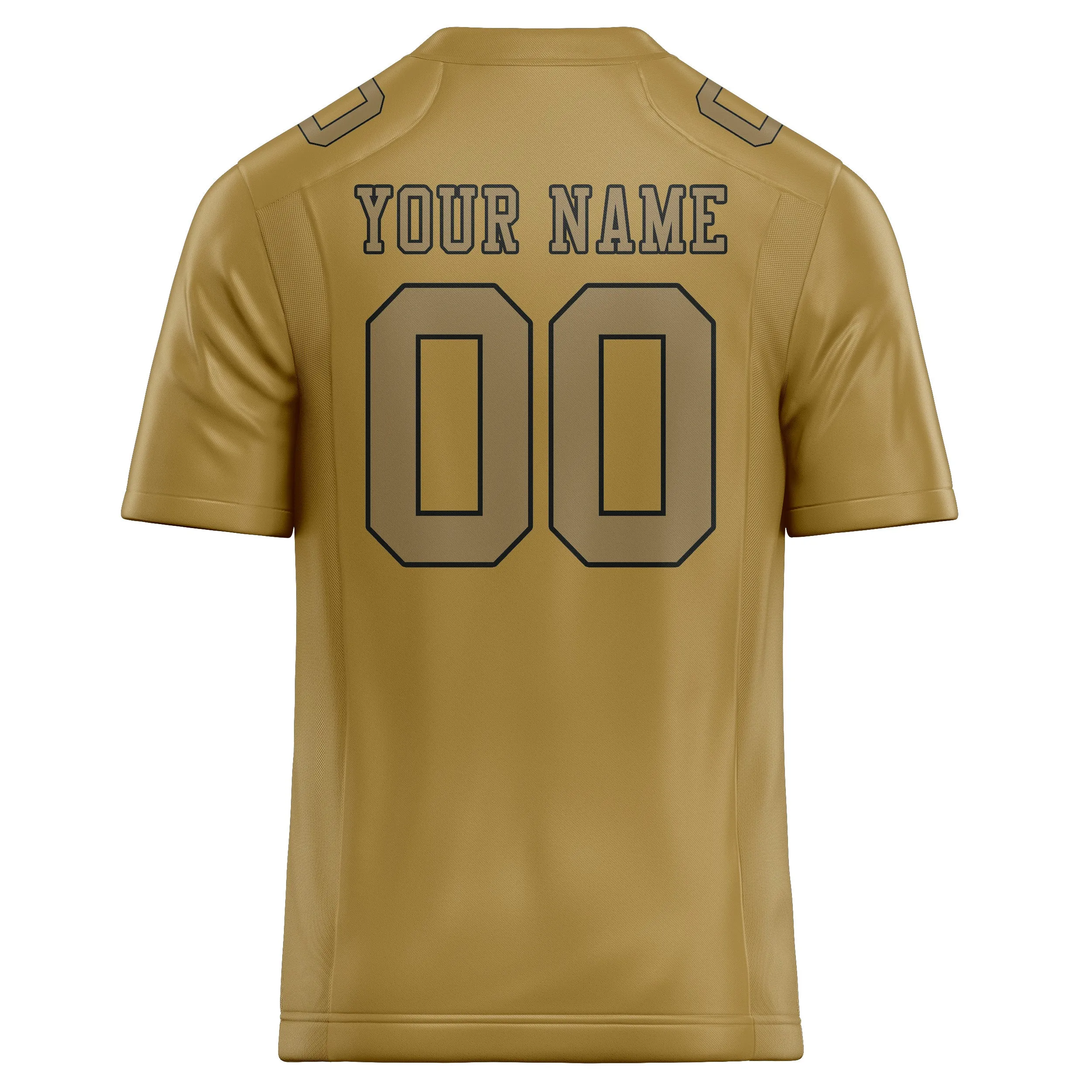 Custom Khaki Light Khaki Football Jersey sold by Tailorly product image thumbnail 3